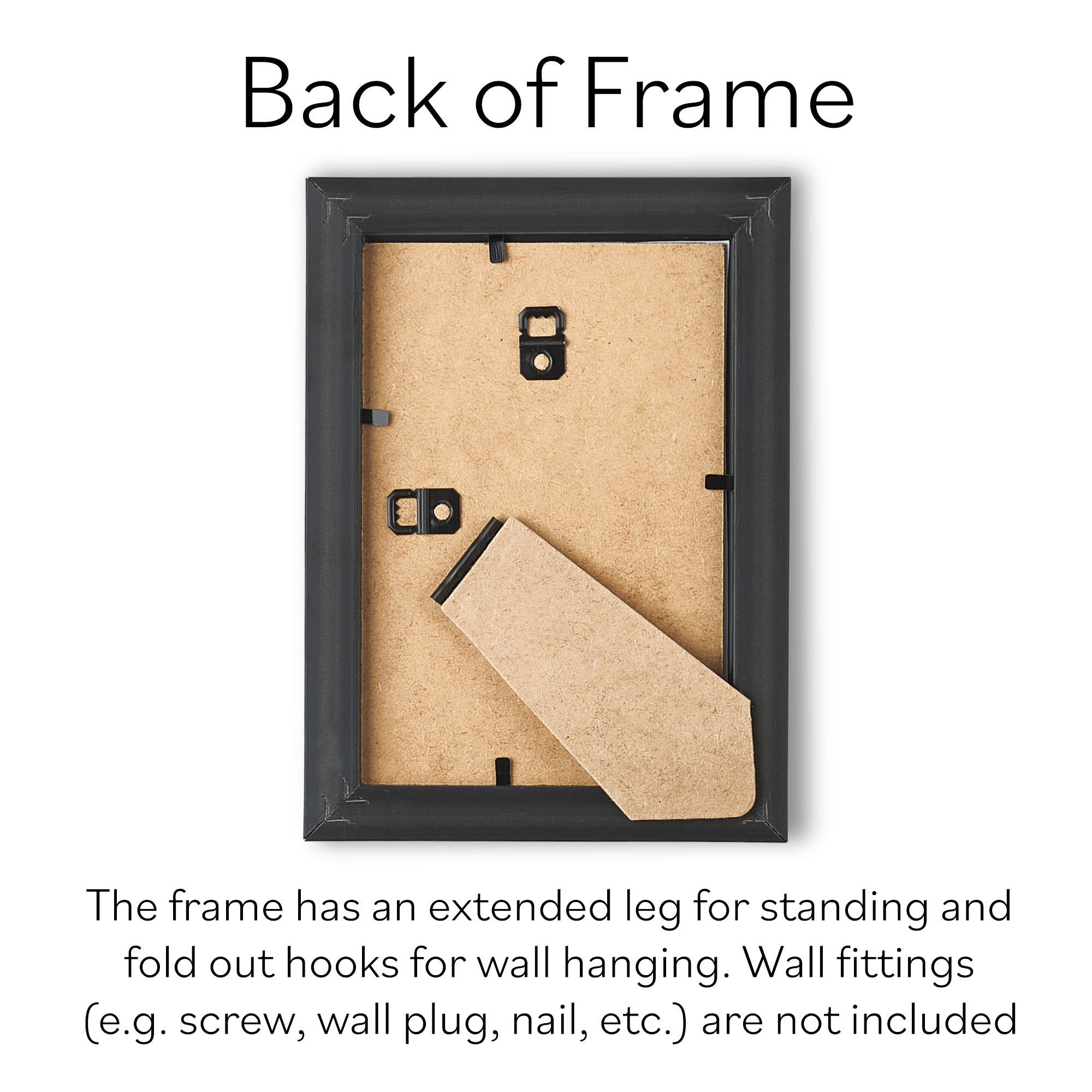 Classic Black 6x4 Inch Picture Frame