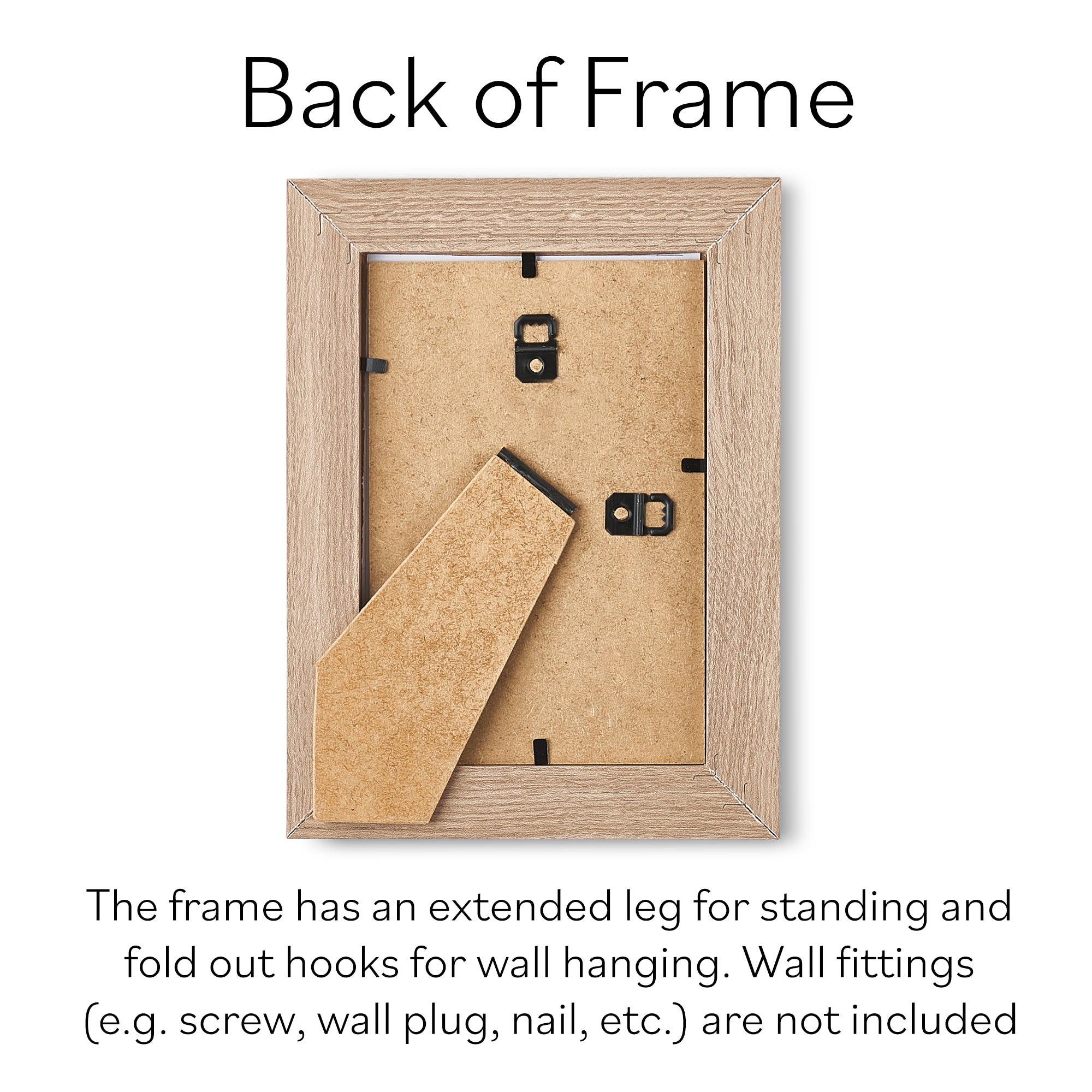 Classic Oak Effect 6x4 Inch Picture Frame