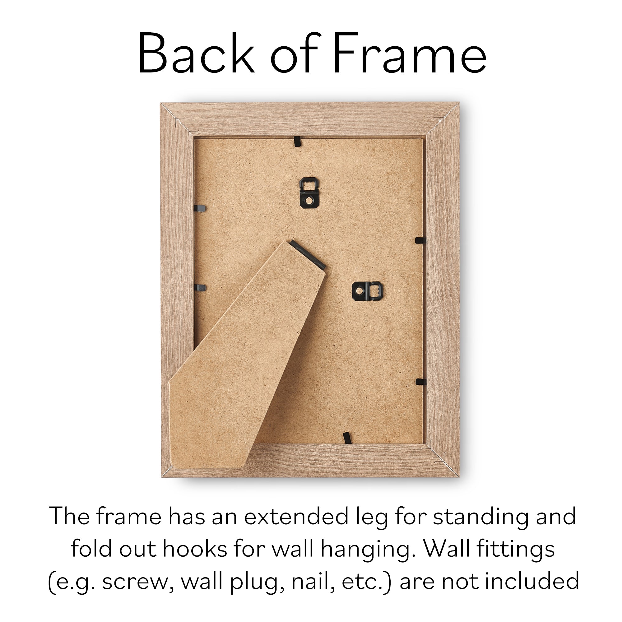 Classic Oak Effect 8x6 Inch Picture Frame