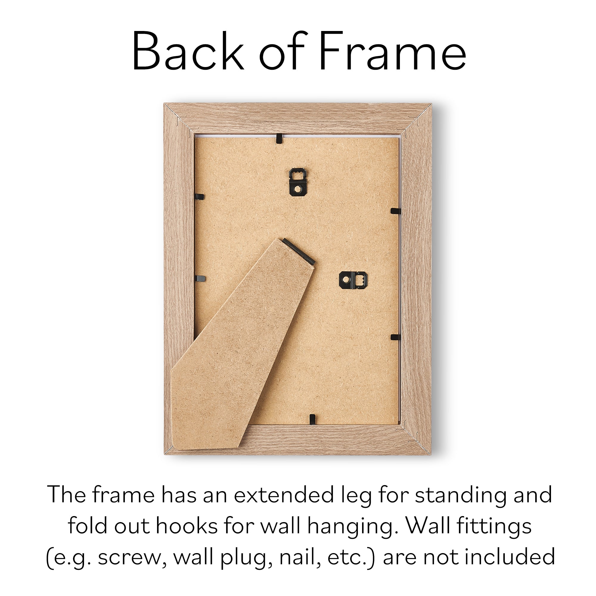 Classic Oak Effect A5 Picture Frame