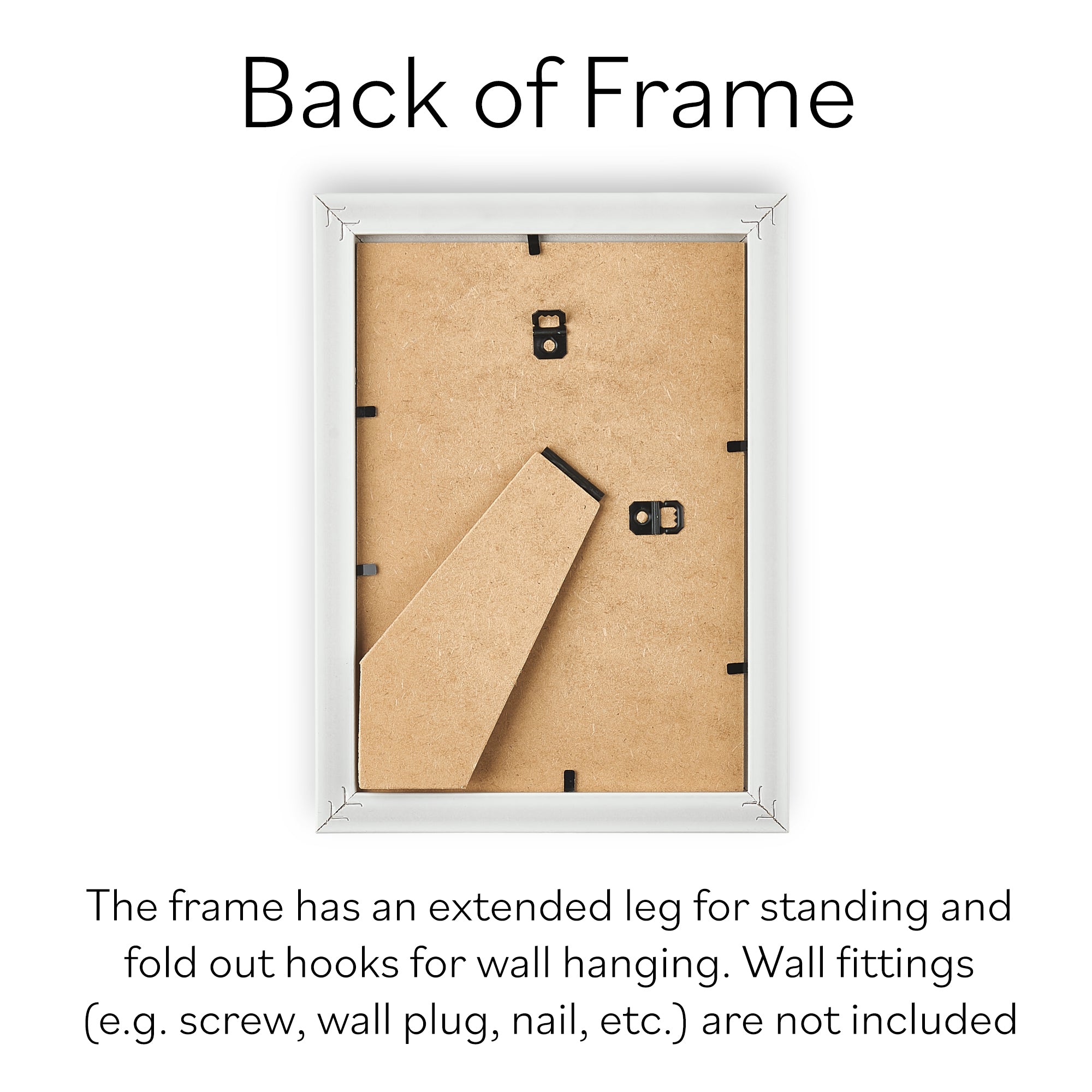 Classic White A5 Picture Frame