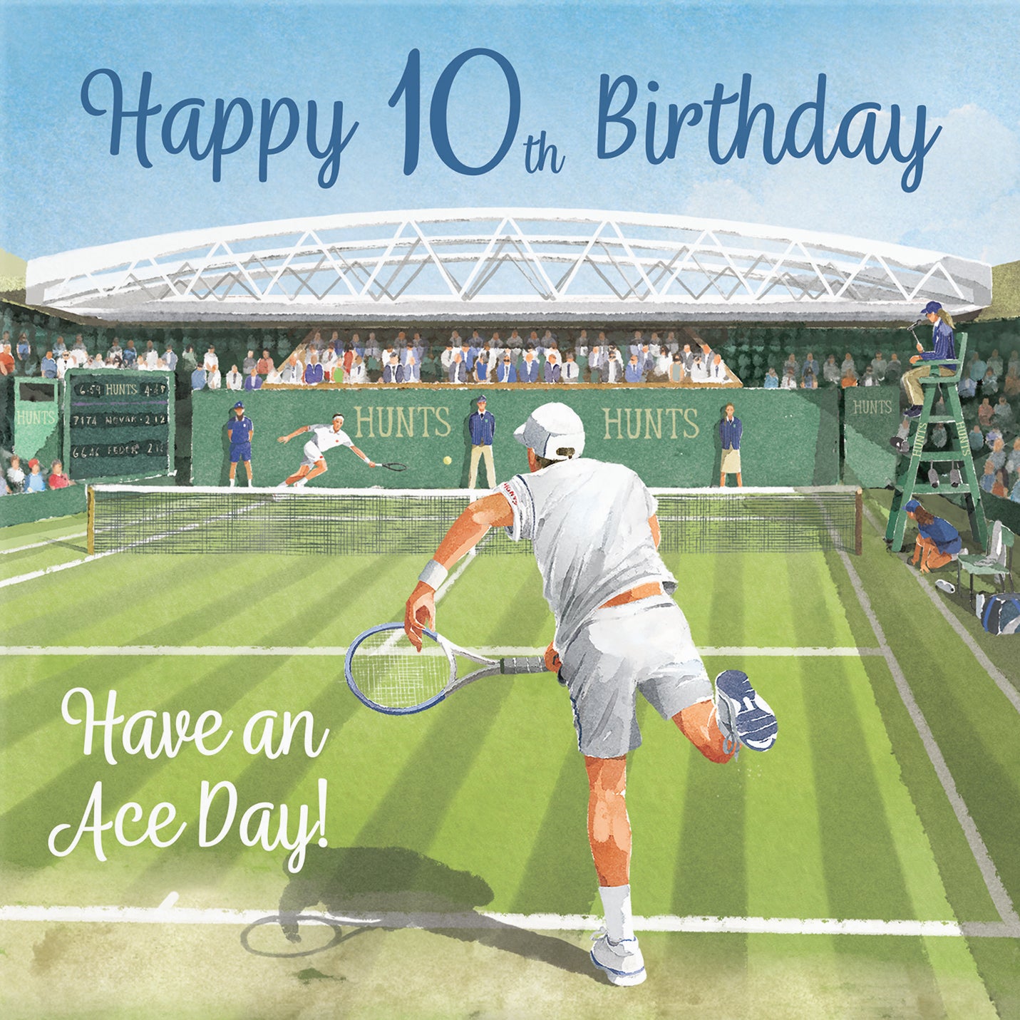 10th Tennis Birthday Card For Him Milo's Gallery