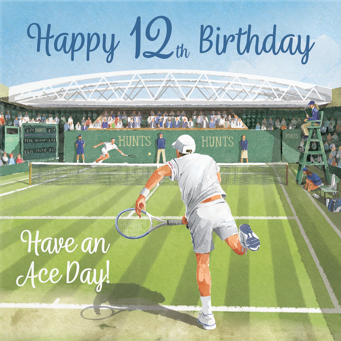 12th Tennis Birthday Card For Him Milo's Gallery