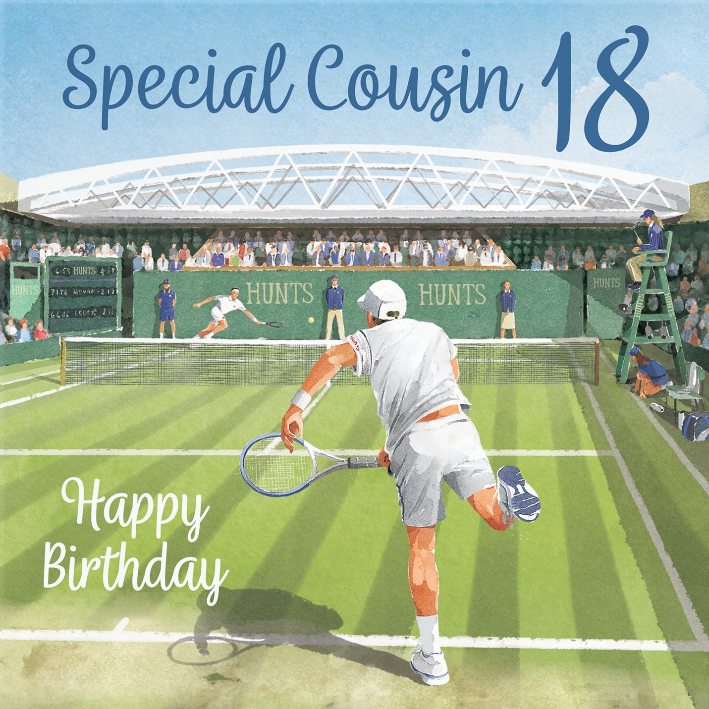 18th Cousin Tennis Birthday Card Milo's Gallery