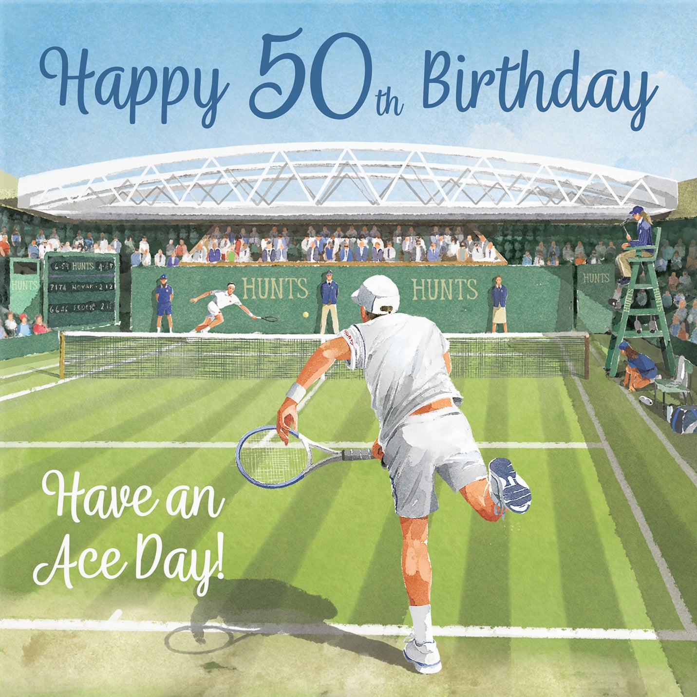 50th Tennis Birthday Card For Him Milo's Gallery