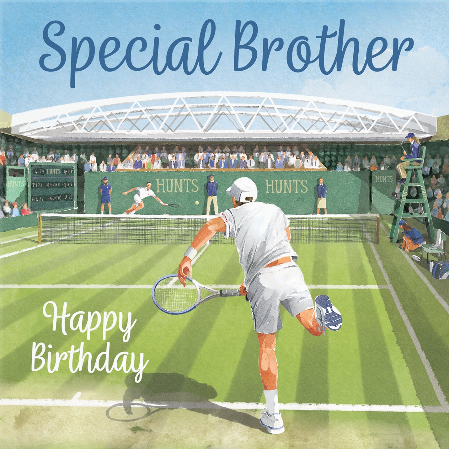 Brother Tennis Birthday Card For Him Milo's Gallery