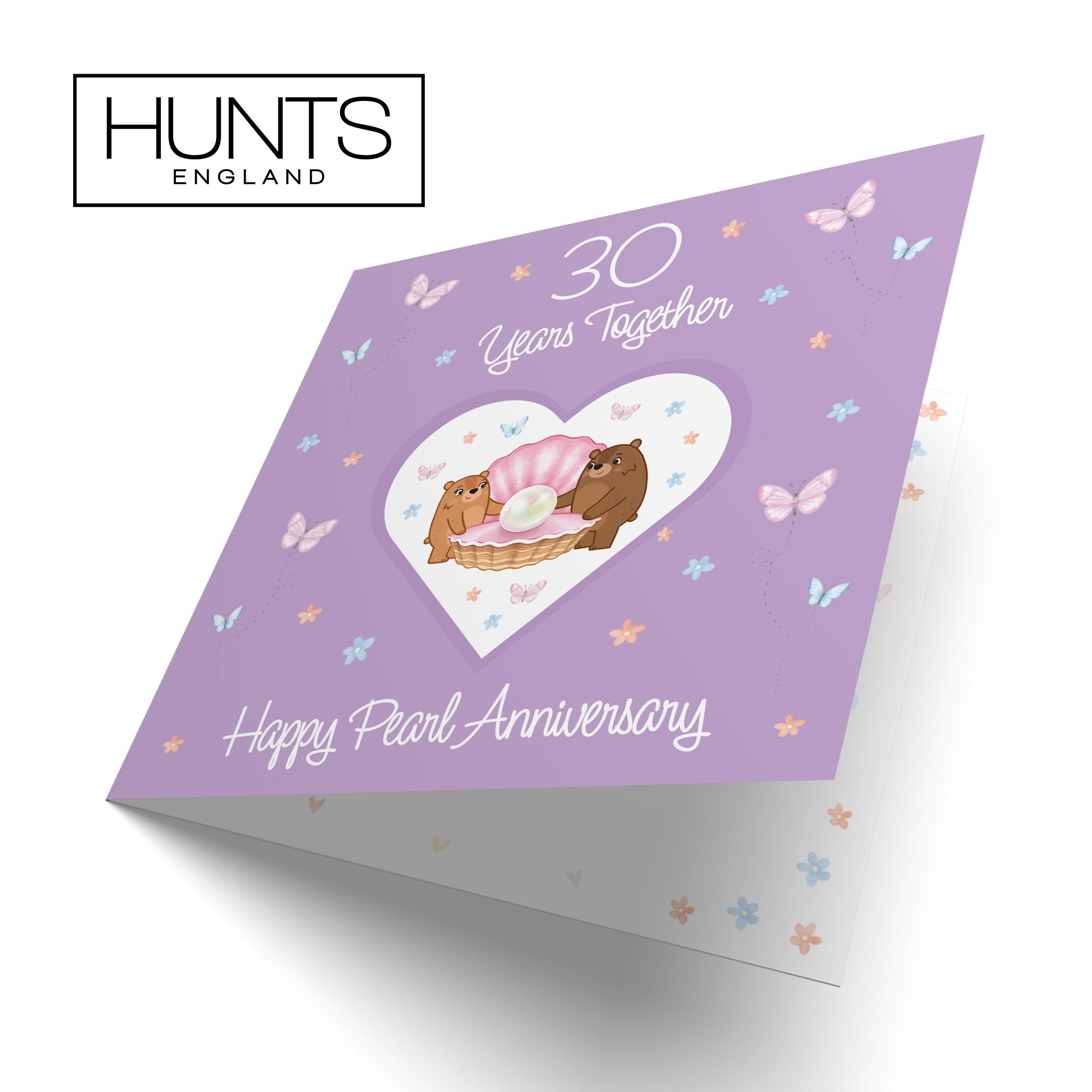 30th Anniversary Card Pearl Romantic Meadows