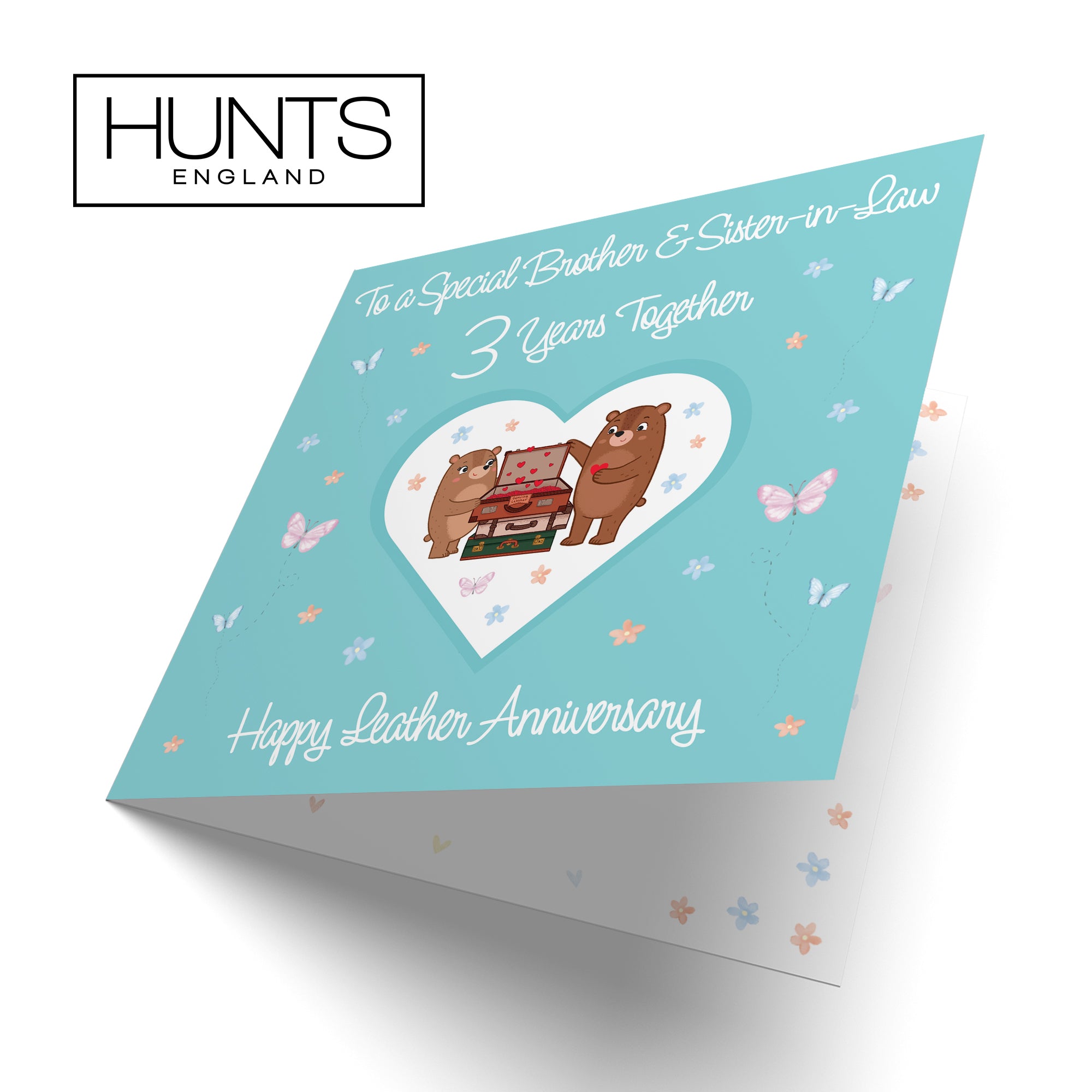 3rd Brother & Sister-in-Law Anniversary Card Romantic Meadows