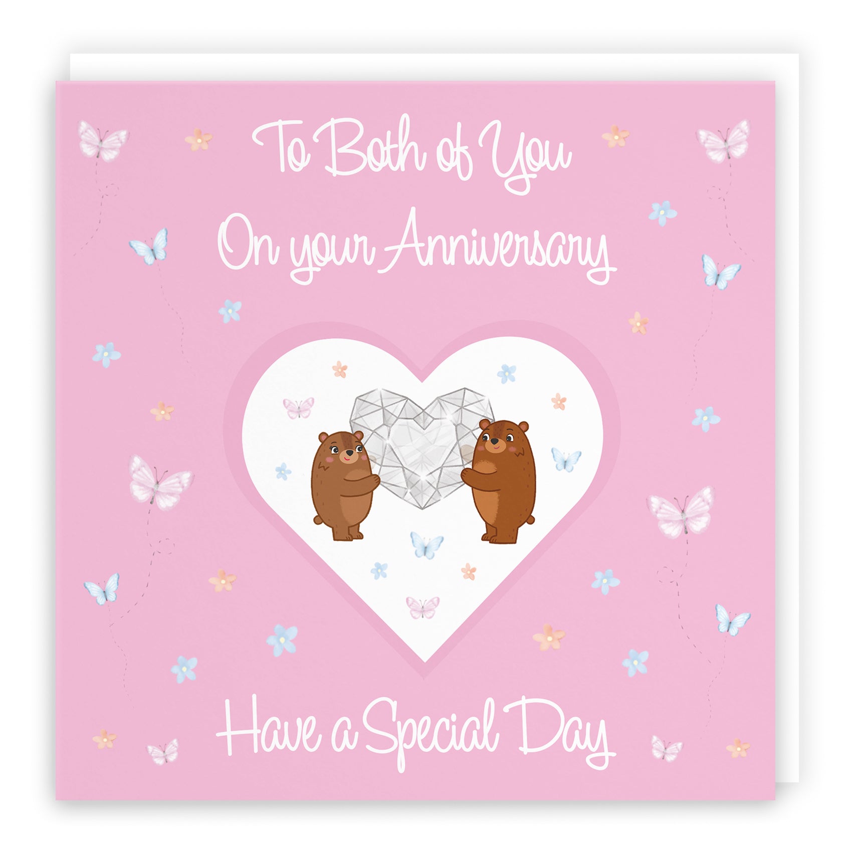 Both Of You Anniversary Card Romantic Meadows