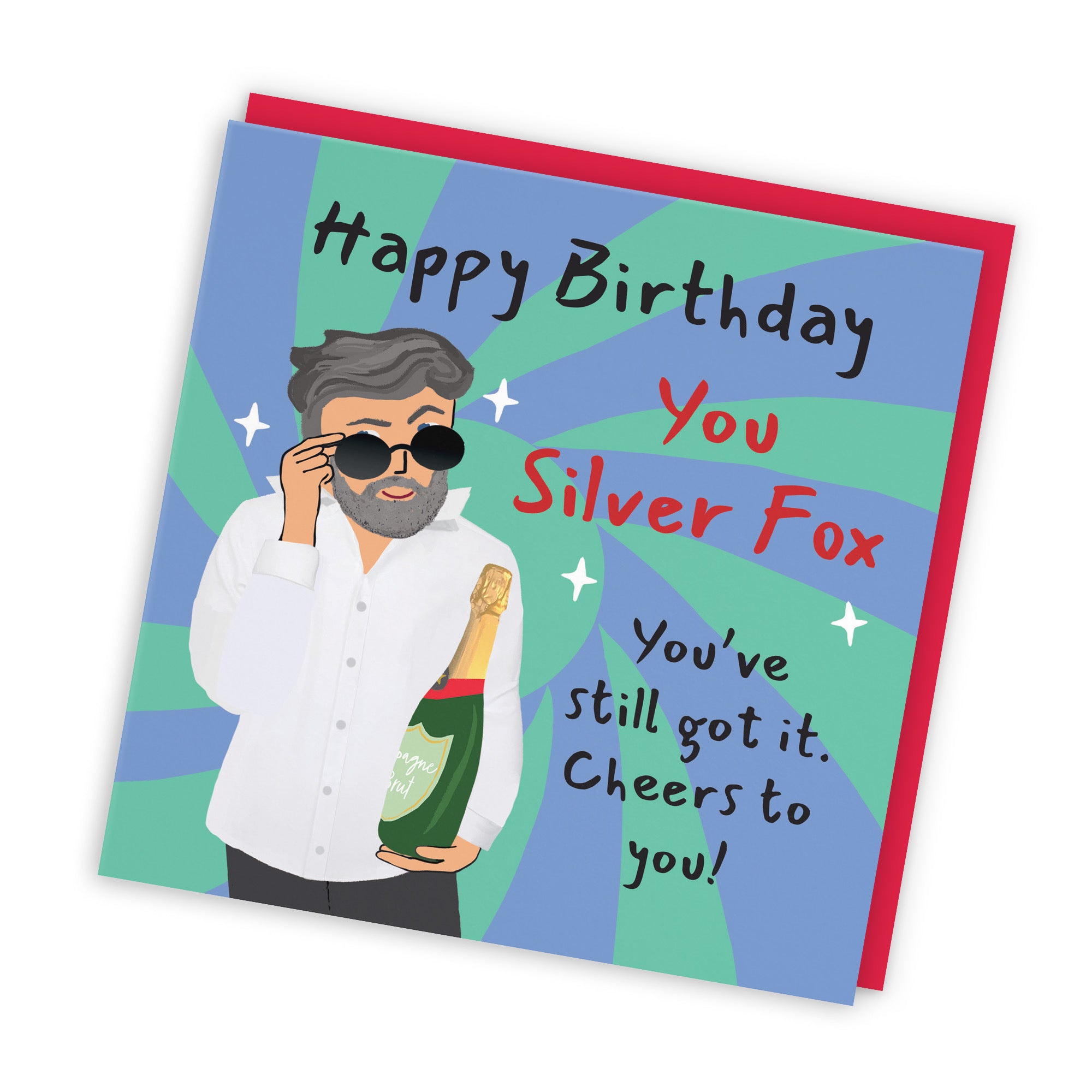 Men's Birthday Card Cool Dude Laugh Out Loud - Default Title (GK00001)