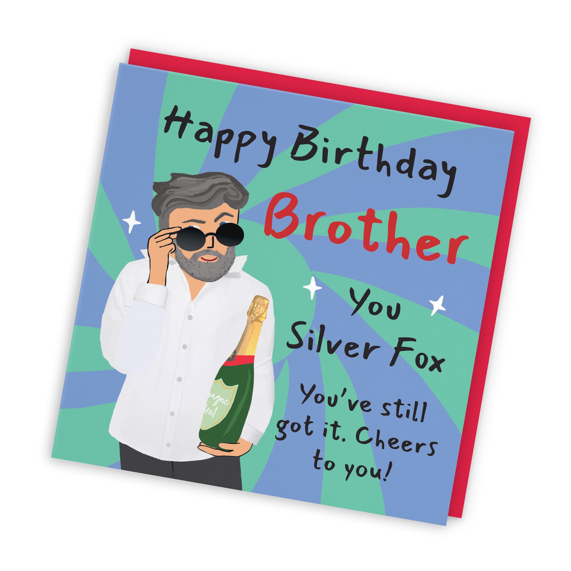Brother Birthday Card Cool Dude Laugh Out Loud - Default Title (GK00006)