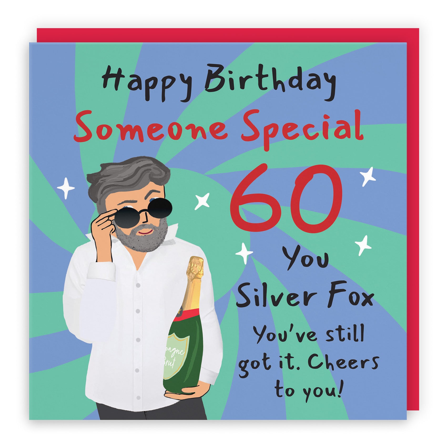 Male 60th Someone Special Birthday Card Cool Dude Laugh Out Loud - Default Title (GK00144)