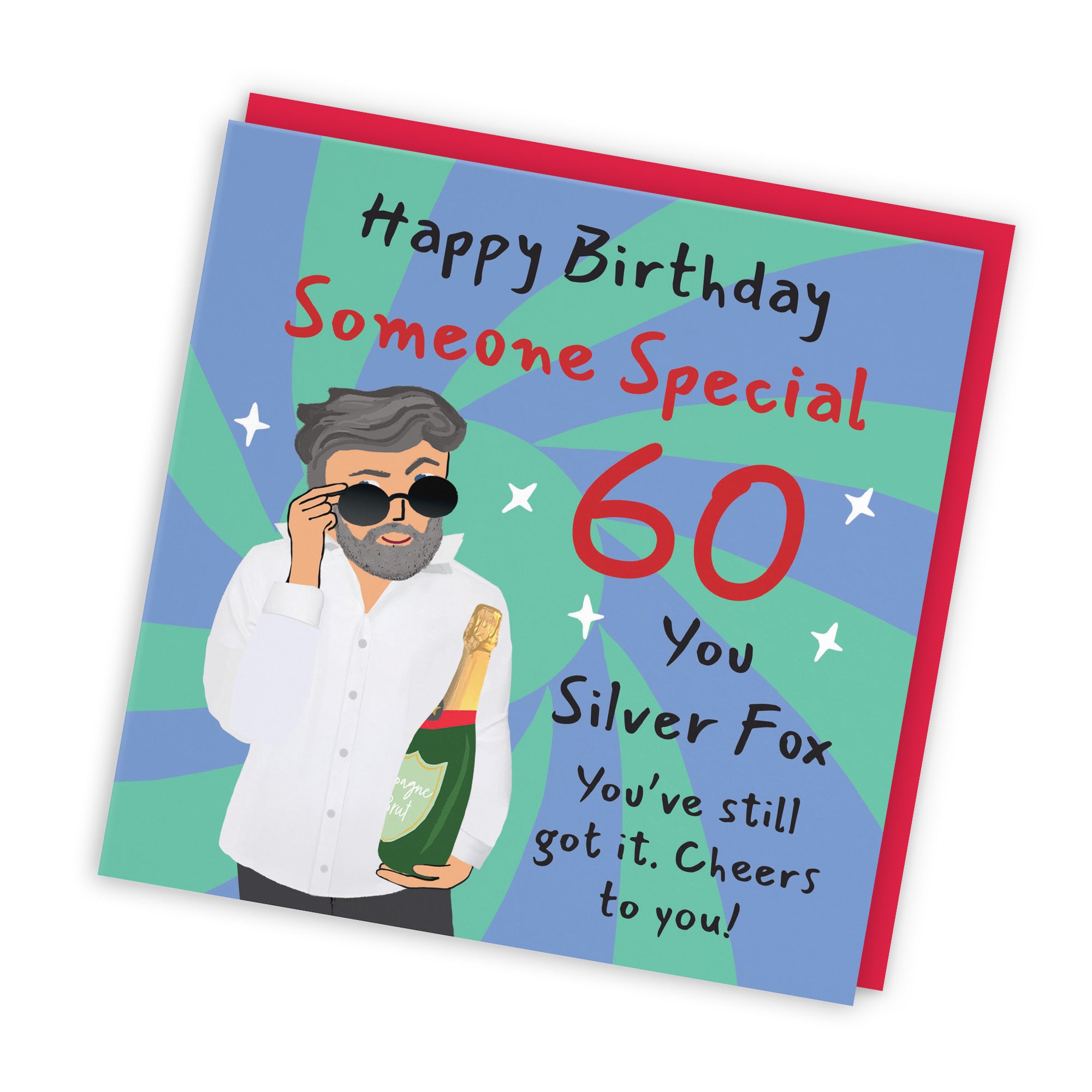 Male 60th Someone Special Birthday Card Cool Dude Laugh Out Loud - Default Title (GK00144)
