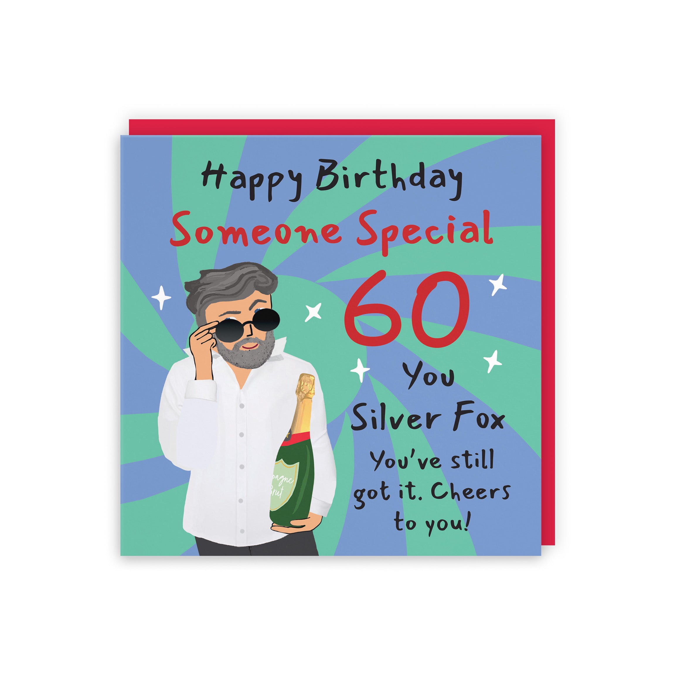 Male 60th Someone Special Birthday Card Cool Dude Laugh Out Loud - Default Title (GK00144)