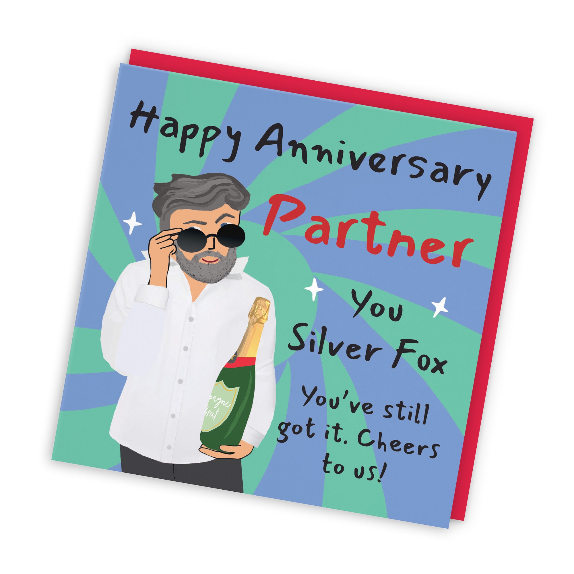 Male Partner Anniversary Card Cool Dude Laugh Out Loud - Default Title (GK00152)