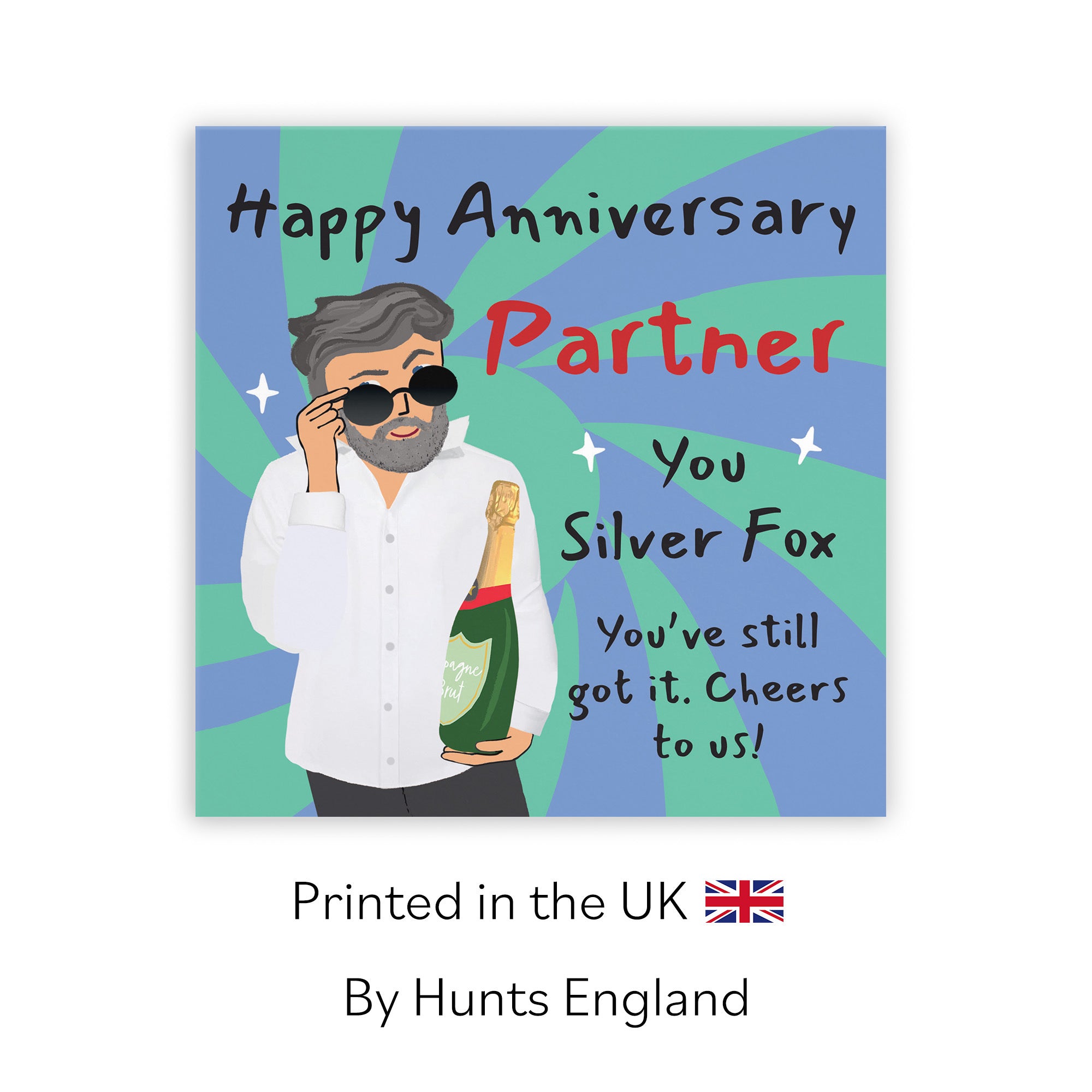 Male Partner Anniversary Card Cool Dude Laugh Out Loud - Default Title (GK00152)