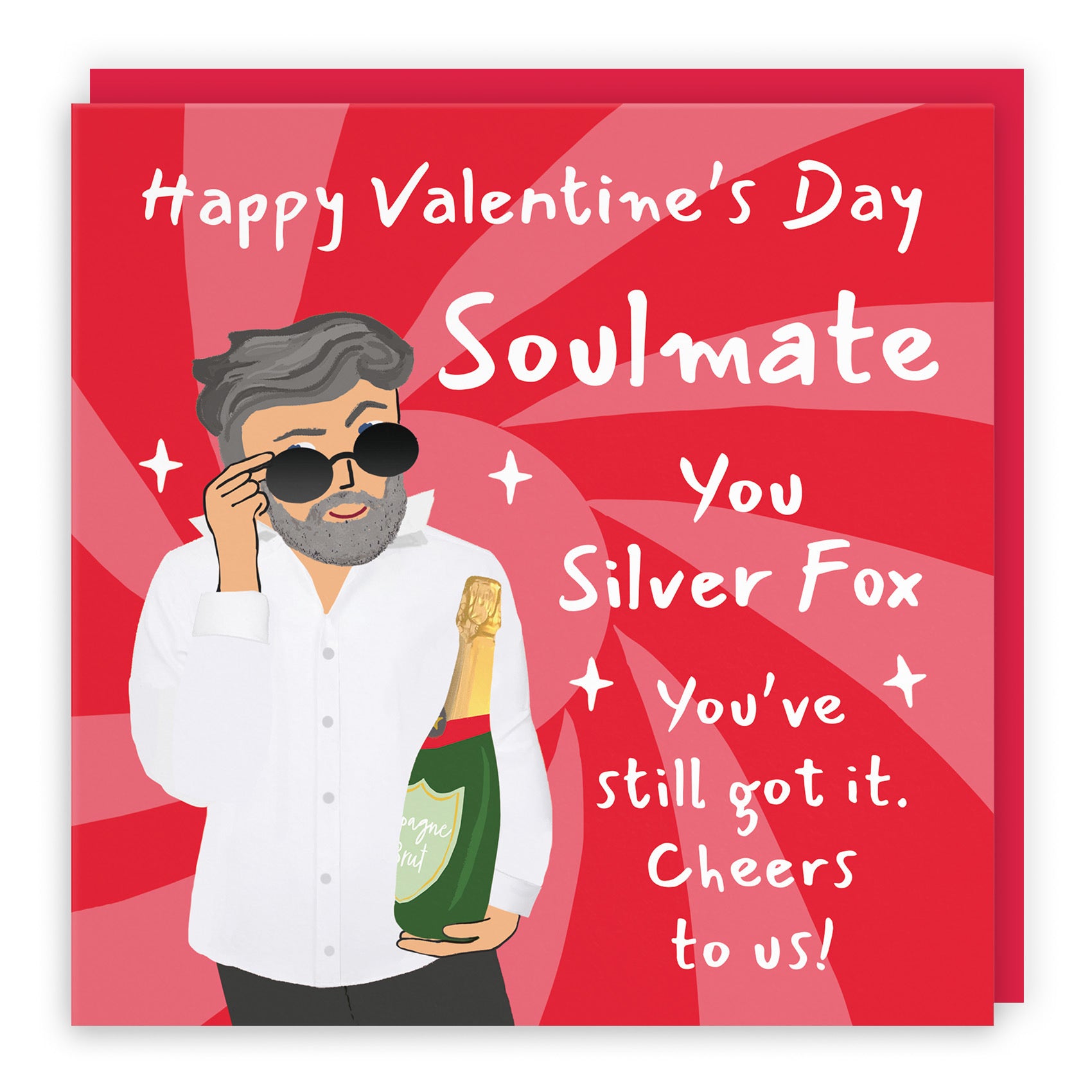 Soulmate Valentine’s Day Card Cool Dude Laugh Out Loud - Default Title (GK00170)