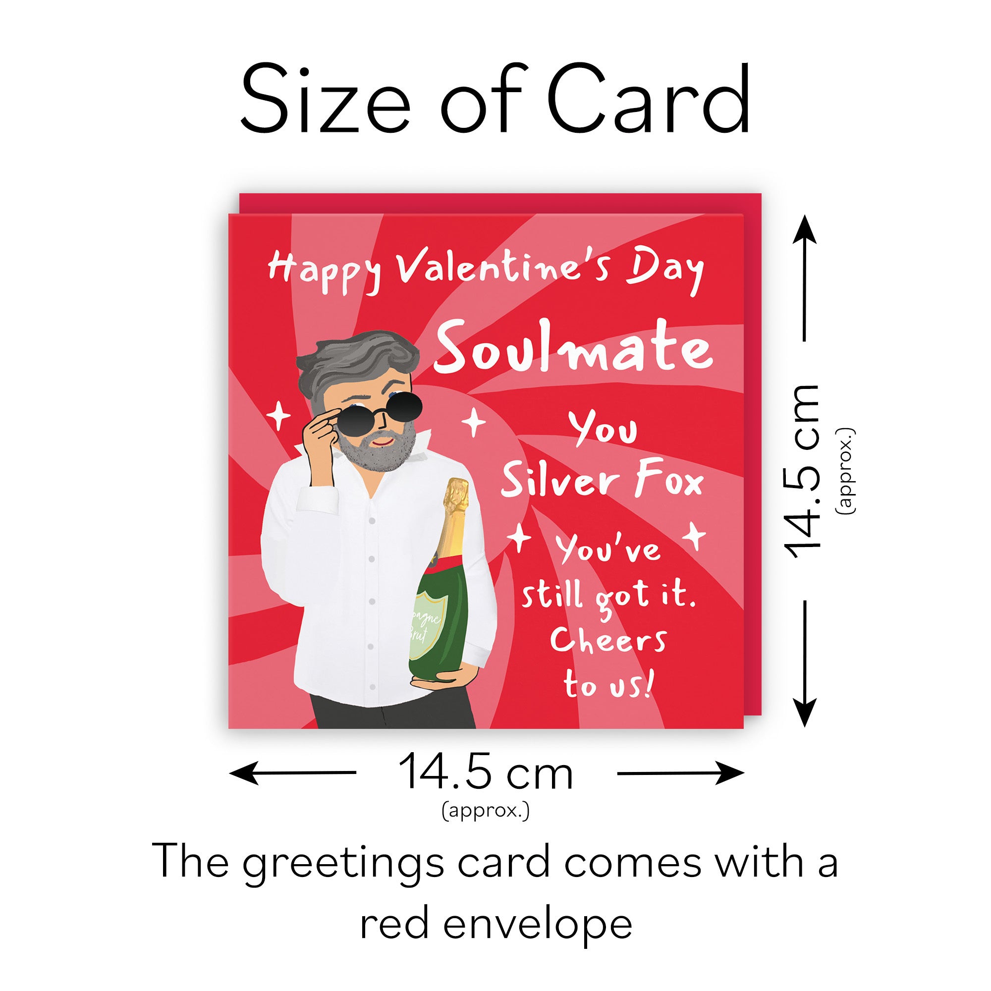 Soulmate Valentine’s Day Card Cool Dude Laugh Out Loud - Default Title (GK00170)