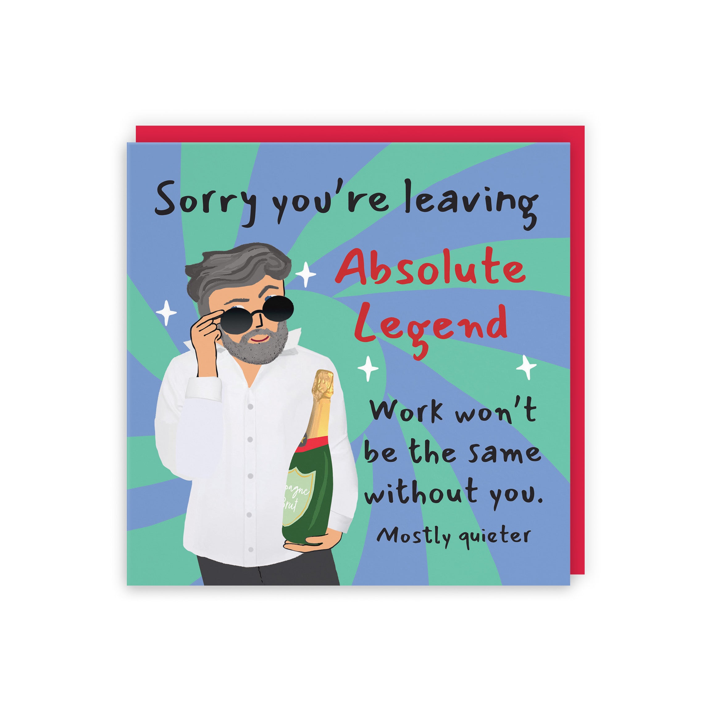 Men's Leaving Card Cool Dude Laugh Out Loud - Default Title (GK00172)