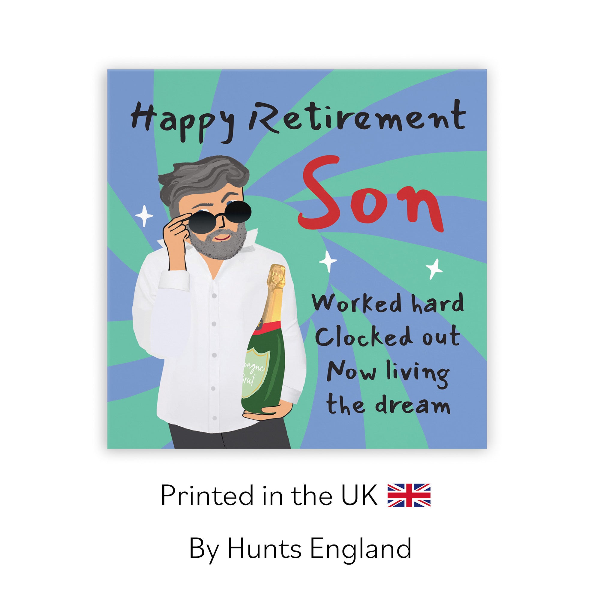 Son Retirement Card Cool Dude Laugh Out Loud - Default Title (GK00183)