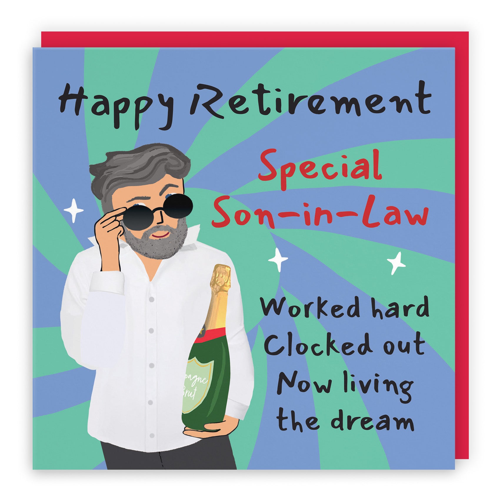 Son-in-Law Retirement Card Cool Dude Laugh Out Loud - Default Title (GK00184)