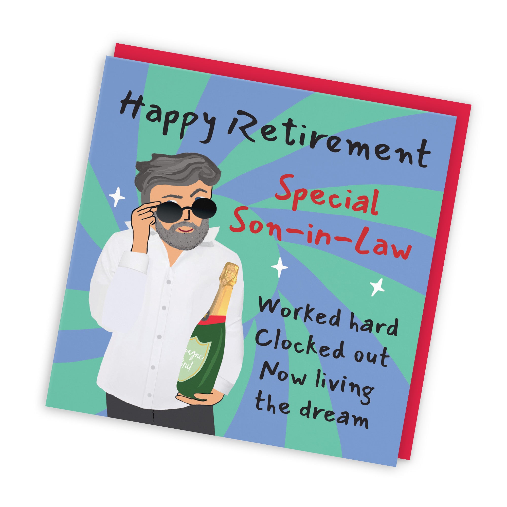 Son-in-Law Retirement Card Cool Dude Laugh Out Loud - Default Title (GK00184)