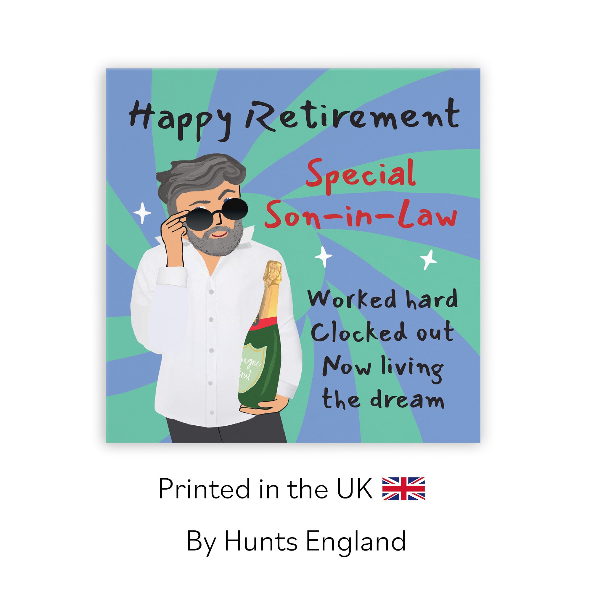 Son-in-Law Retirement Card Cool Dude Laugh Out Loud - Default Title (GK00184)
