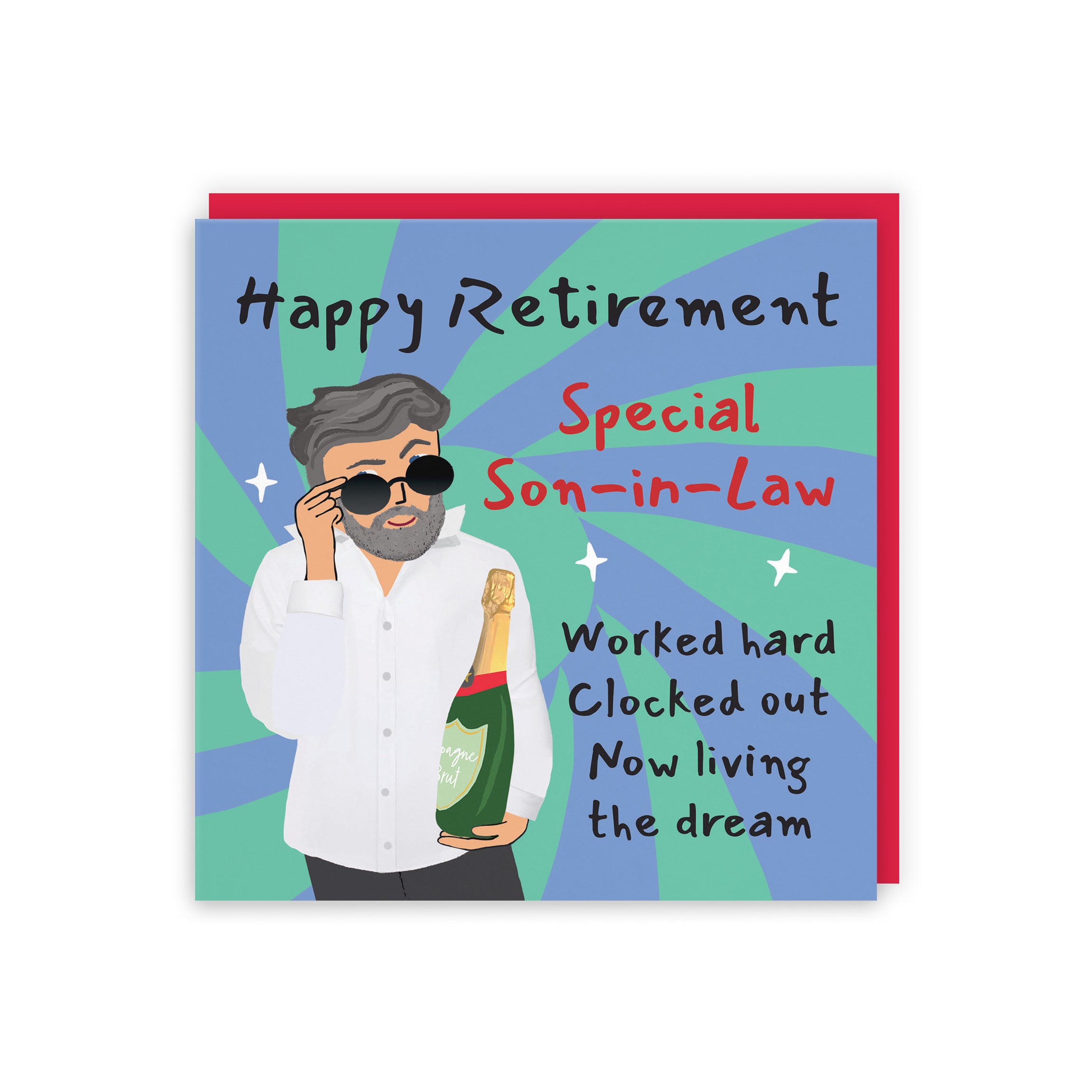 Son-in-Law Retirement Card Cool Dude Laugh Out Loud - Default Title (GK00184)