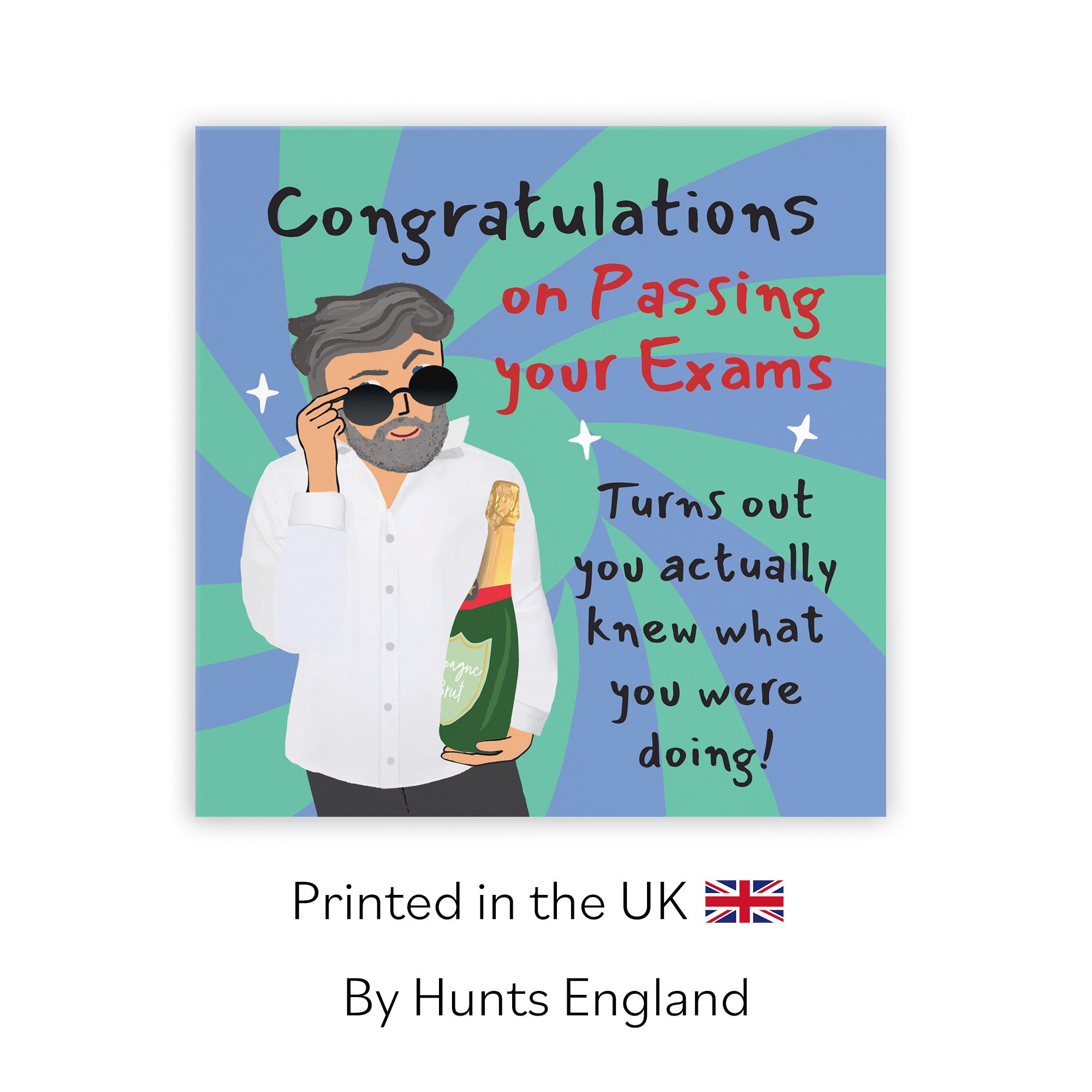 Men's Exams Congratulations Card Cool Dude Laugh Out Loud - Default Title (GK00191)