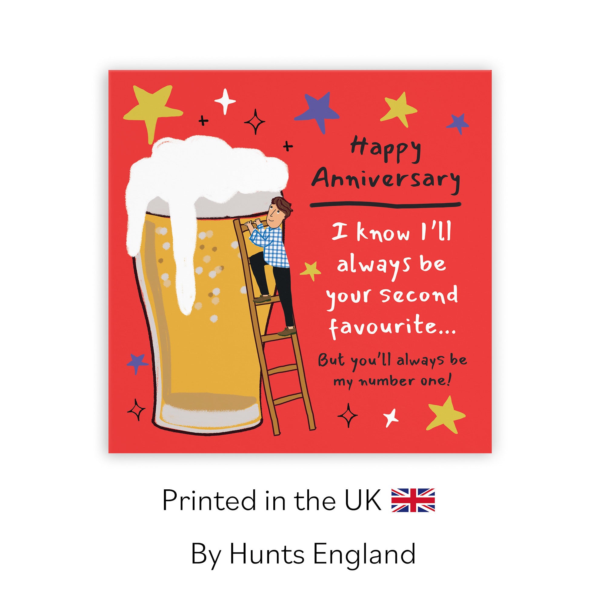 Men's Anniversary Card Big Beer Laugh Out Loud - Default Title (GK00192)