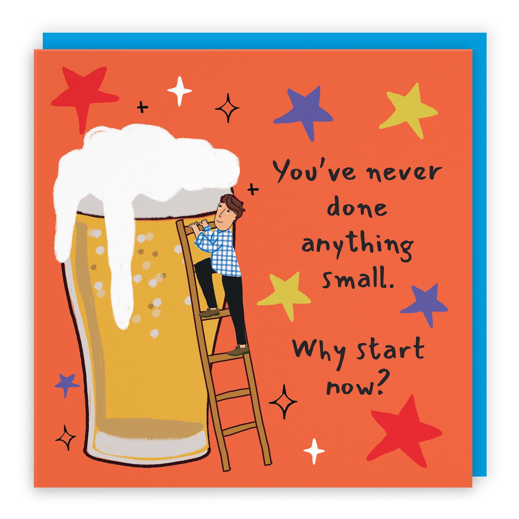 Men's Any Occasion Card Big Beer Laugh Out Loud - Default Title (GK00224)