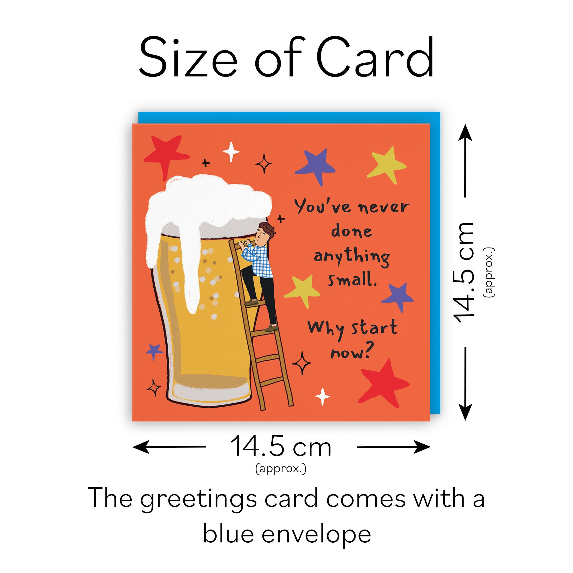 Men's Any Occasion Card Big Beer Laugh Out Loud - Default Title (GK00224)
