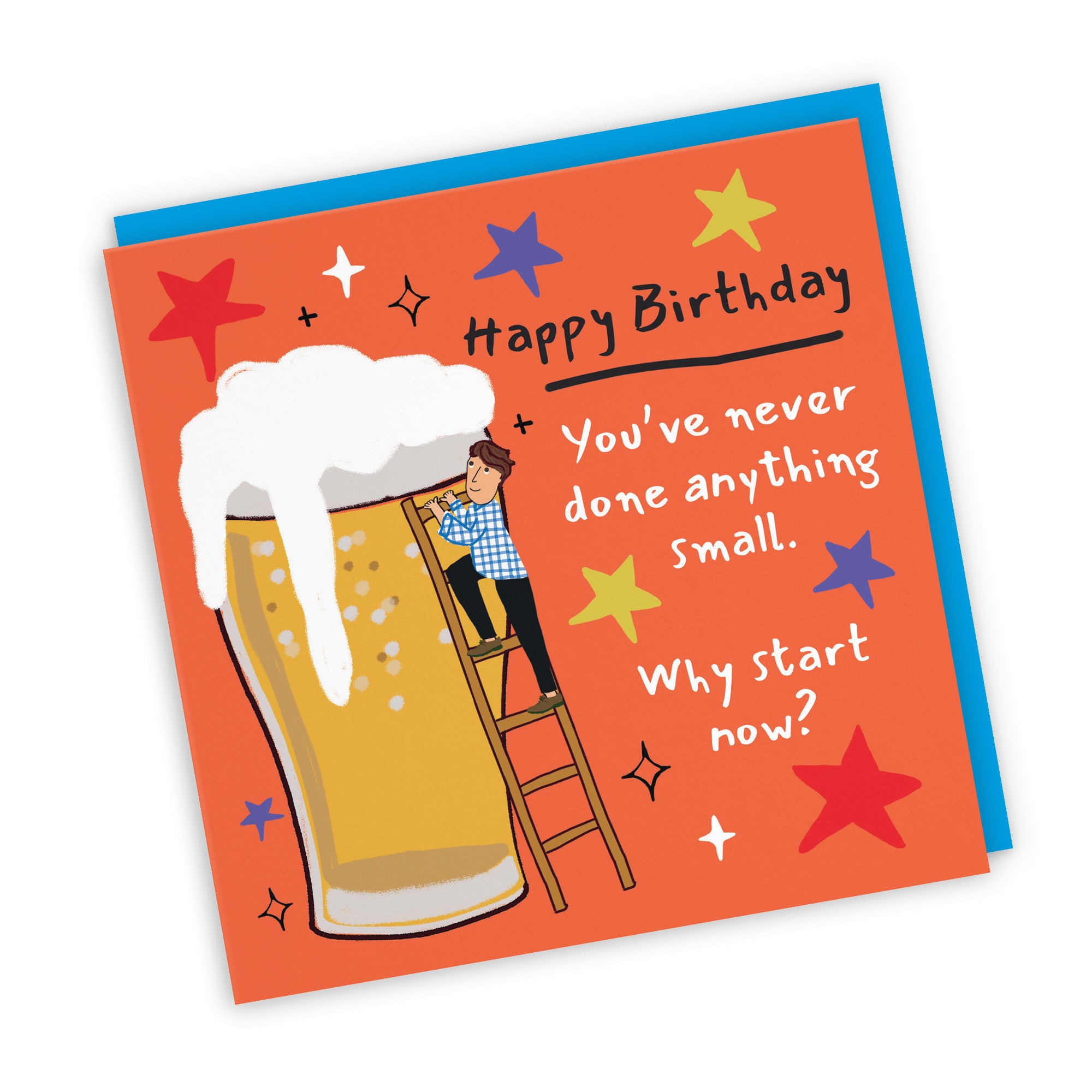 Men's Birthday Card Big Beer Laugh Out Loud - Default Title (GK00225)