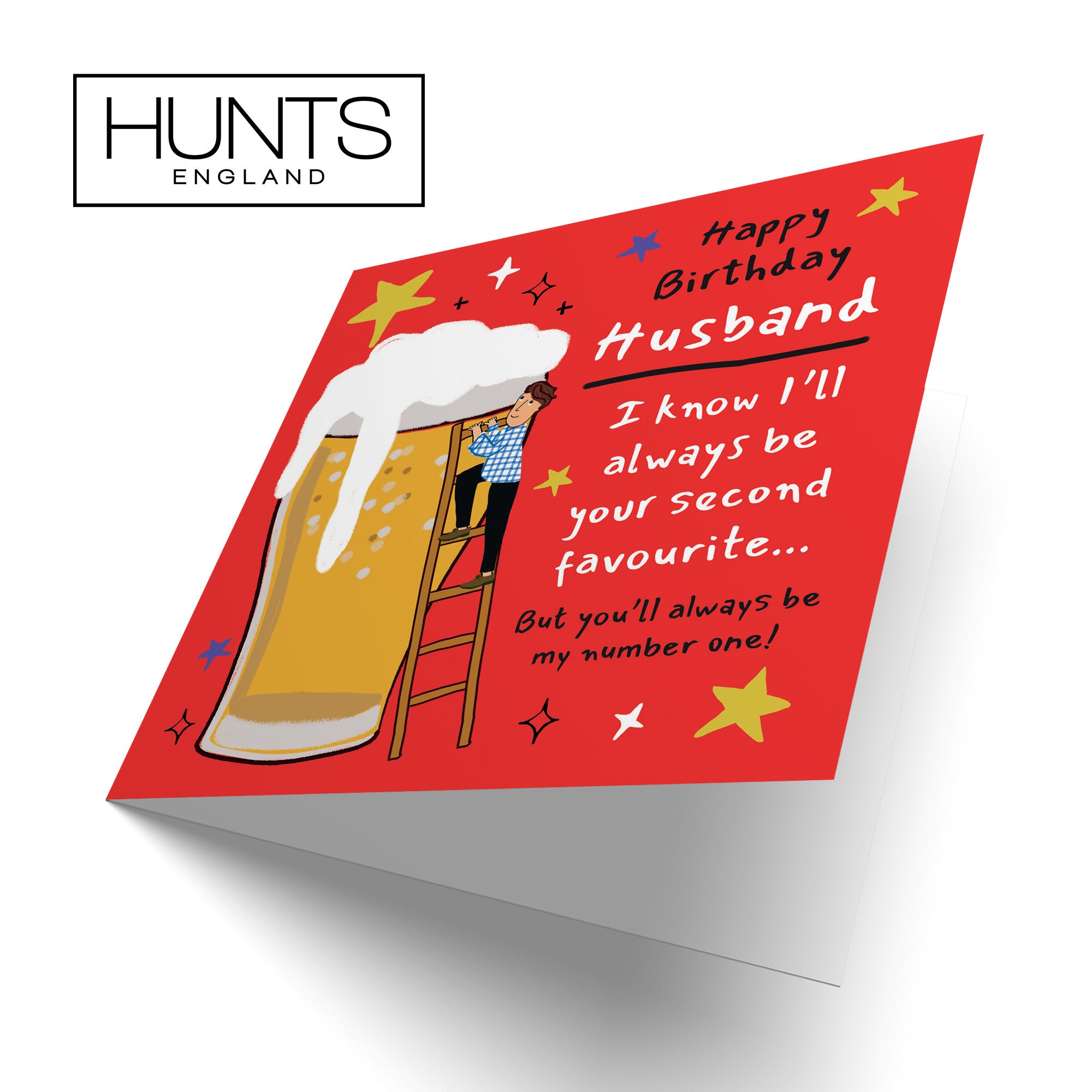 Husband Birthday Card Big Beer Laugh Out Loud - Default Title (GK00237)