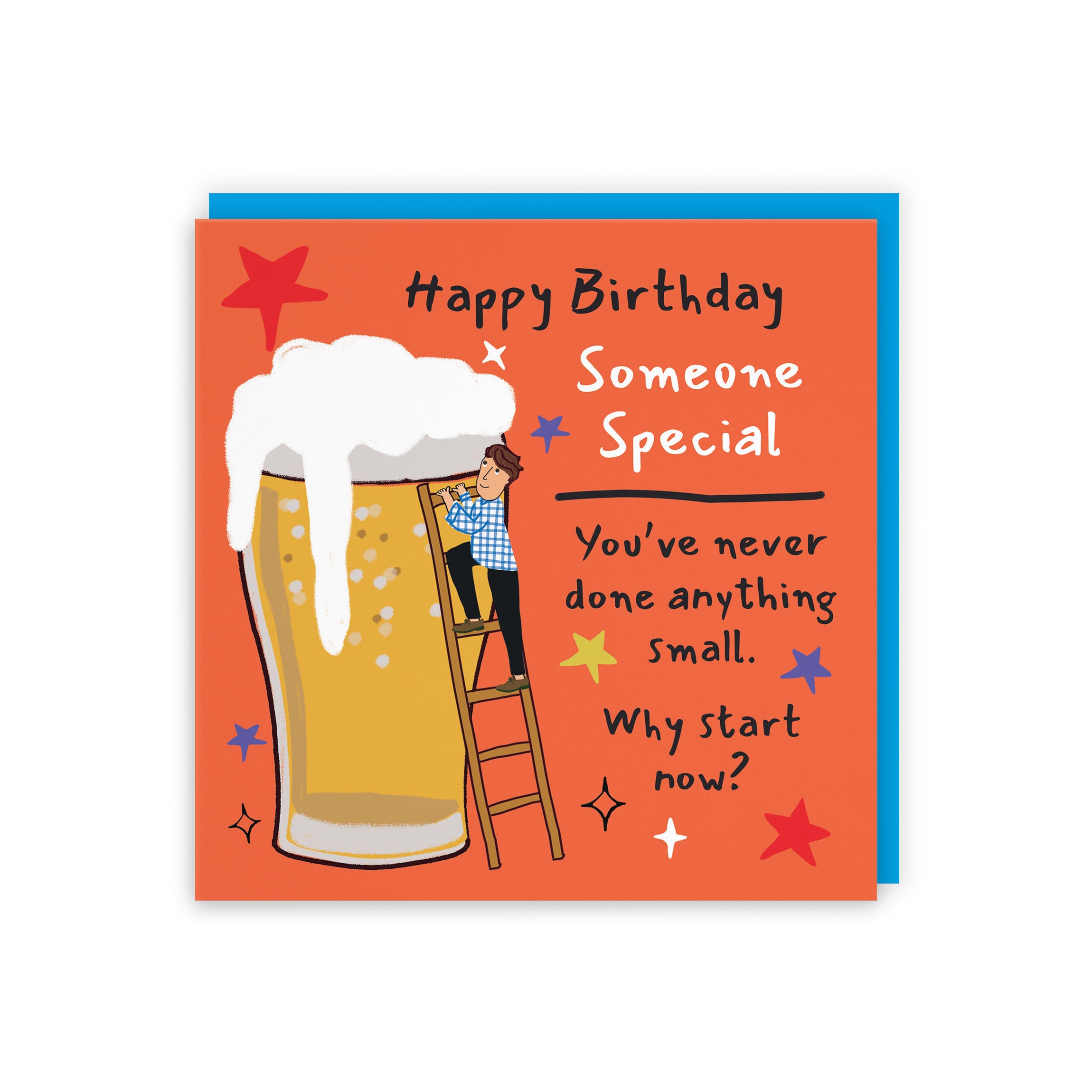Male Someone Special Birthday Card Big Beer Laugh Out Loud - Default Title (GK00240)