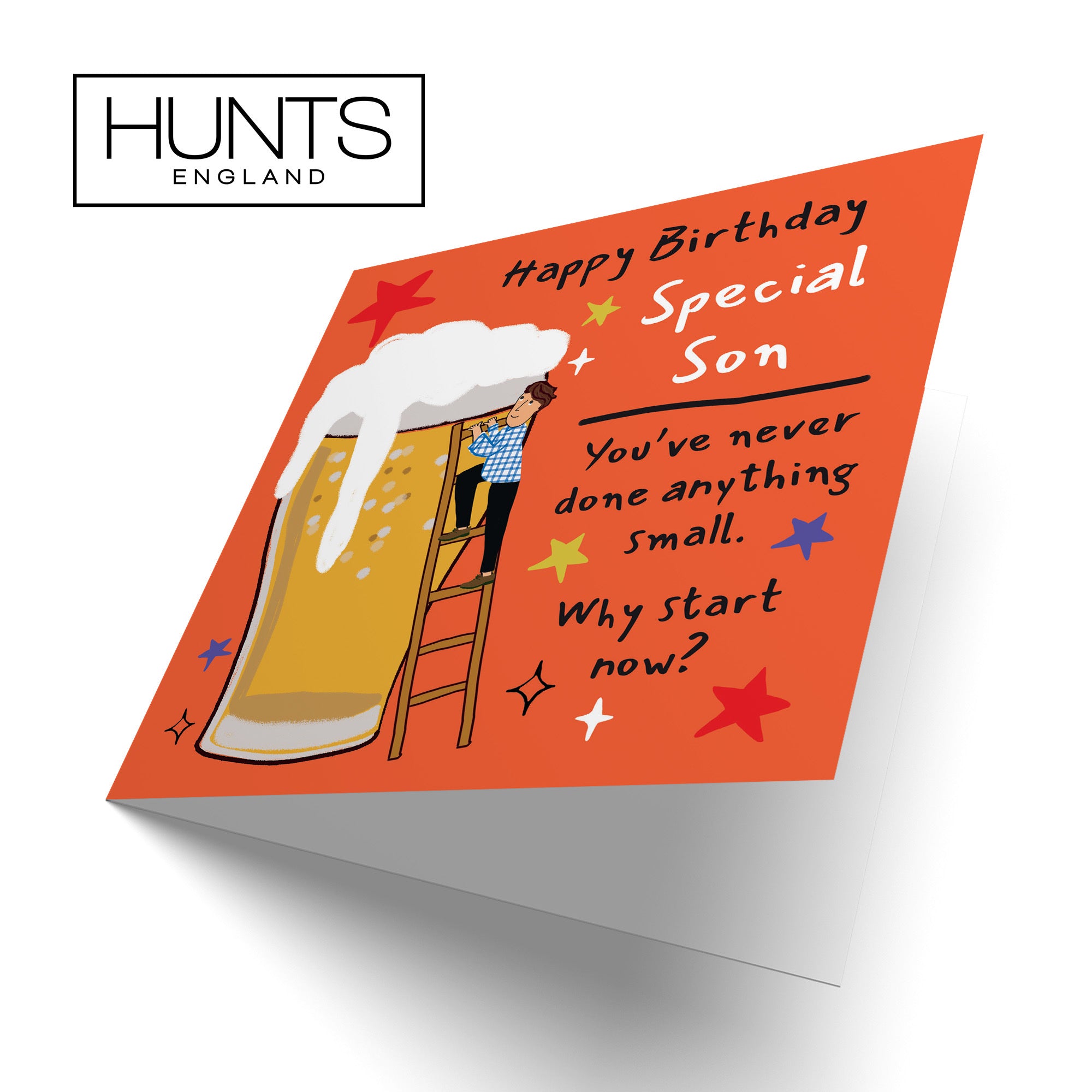 Son Birthday Card Big Beer Laugh Out Loud - Default Title (GK00241)
