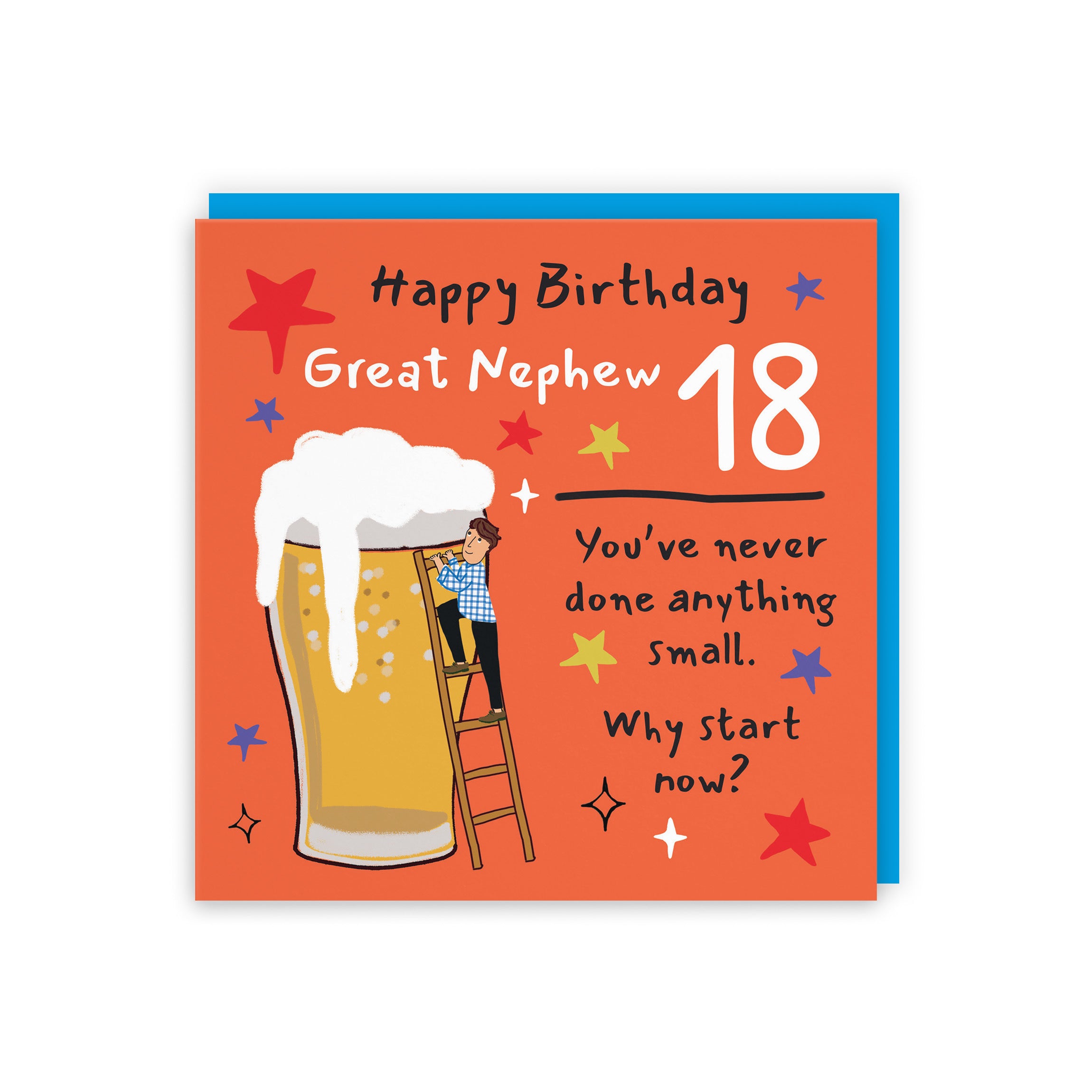 18th Great Nephew Birthday Card Big Beer Laugh Out Loud - Default Title (GK00291)