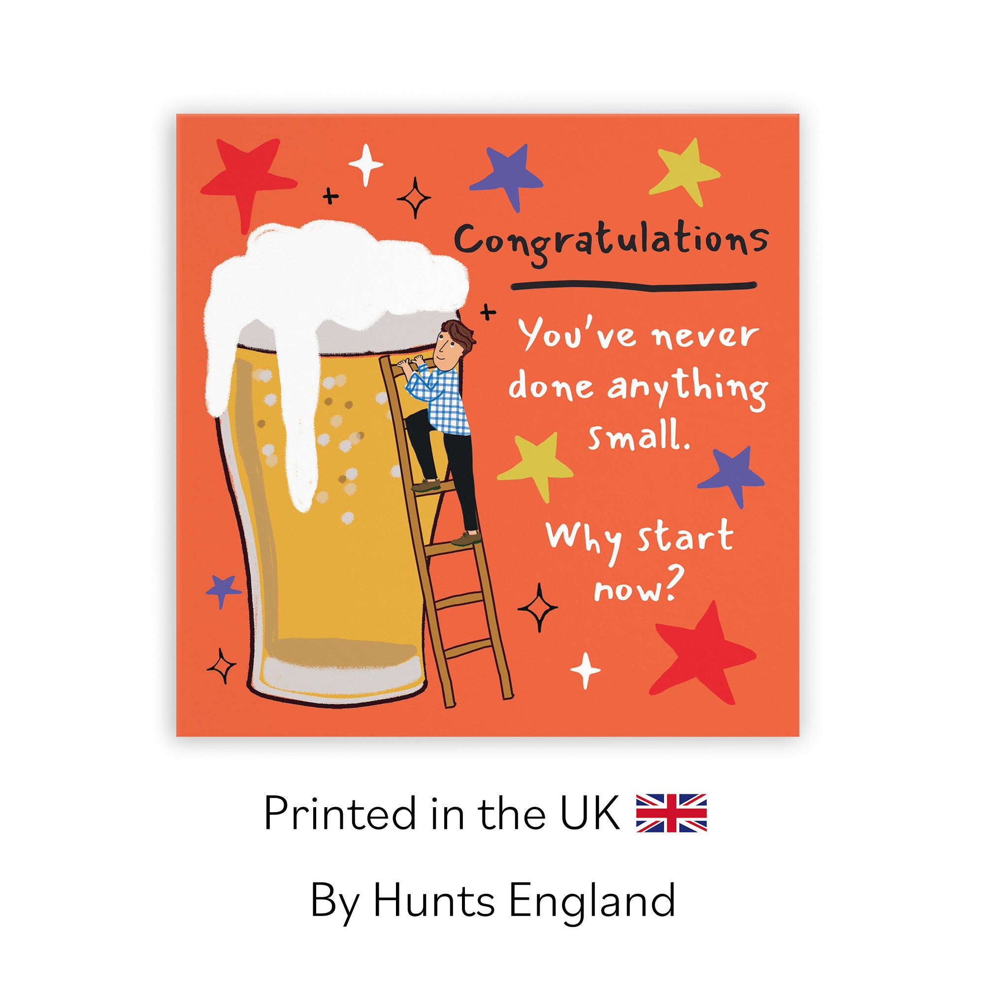 Men's Congratulations Card Big Beer Laugh Out Loud - Default Title (GK00321)