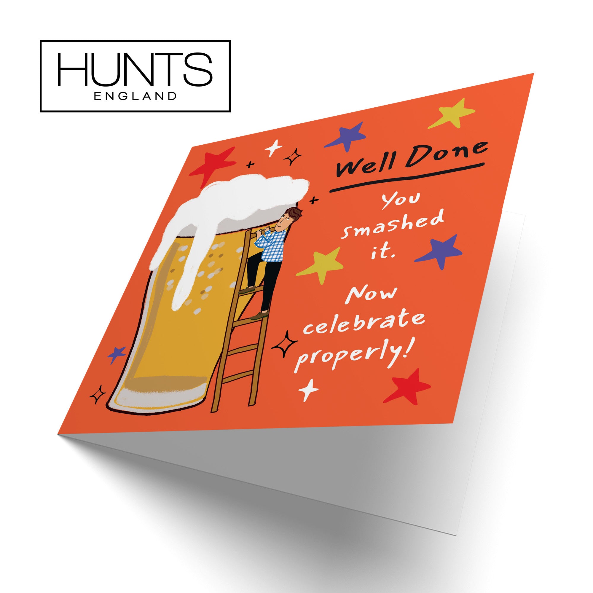 Men's Well Done Congratulations Card Big Beer Laugh Out Loud - Default Title (GK00325)