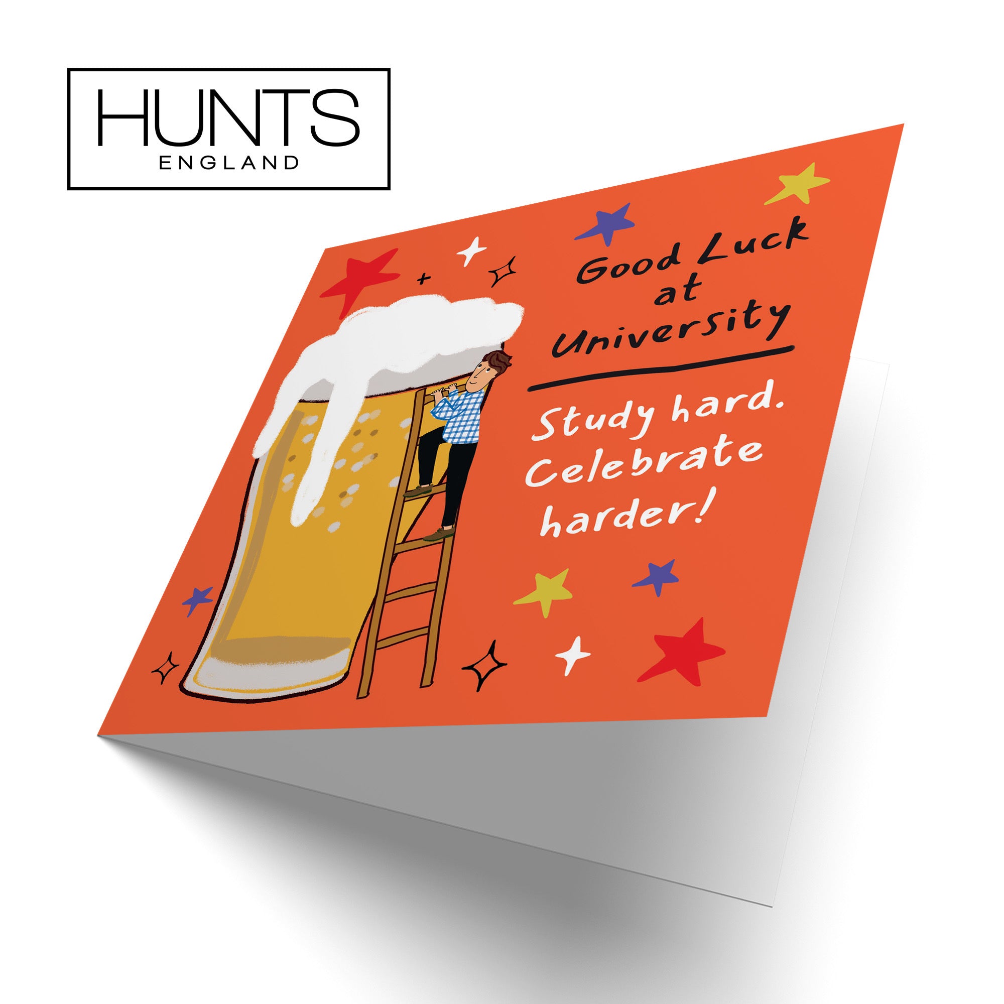 Men's 1st Day At University Card Big Beer Laugh Out Loud - Default Title (GK00326)