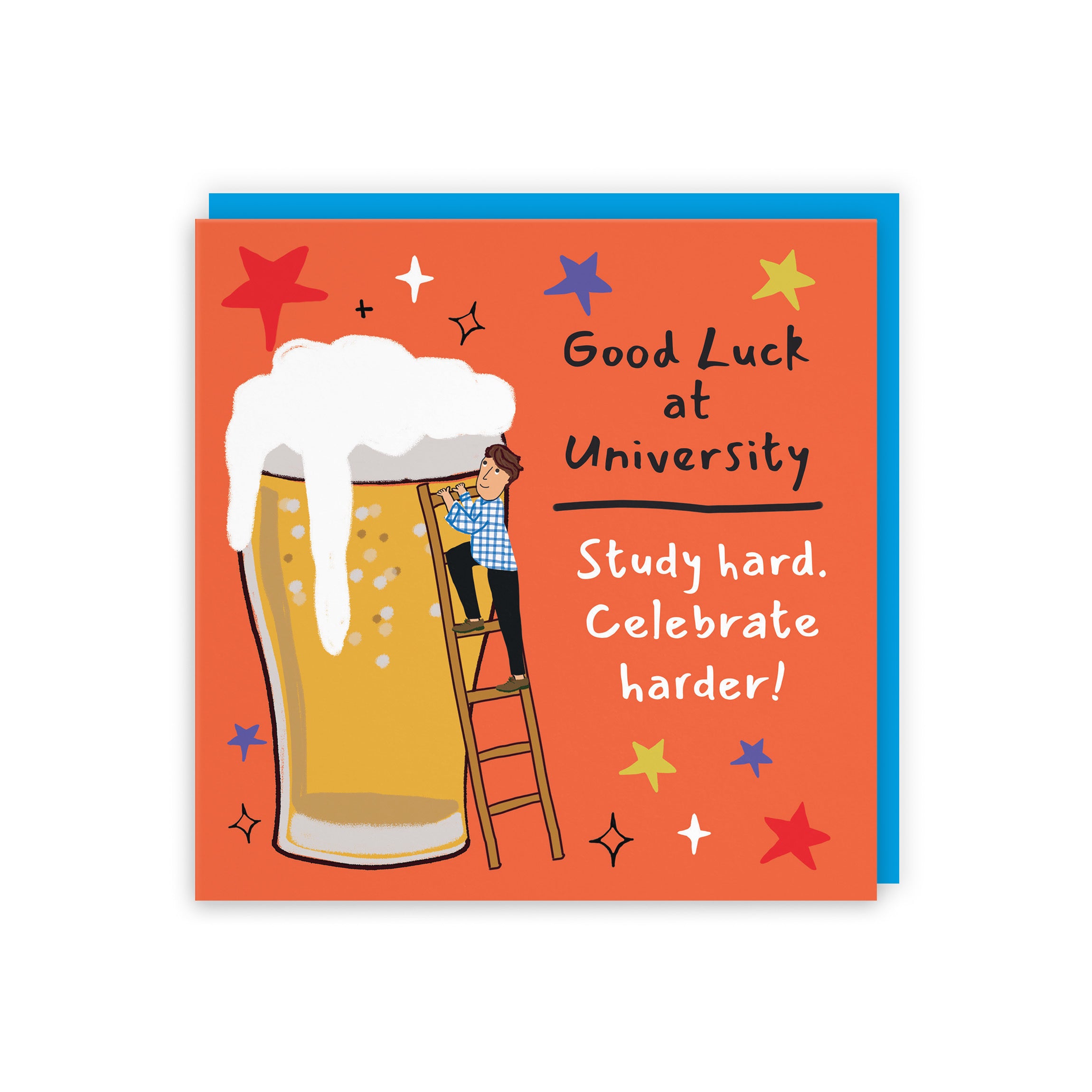 Men's 1st Day At University Card Big Beer Laugh Out Loud - Default Title (GK00326)