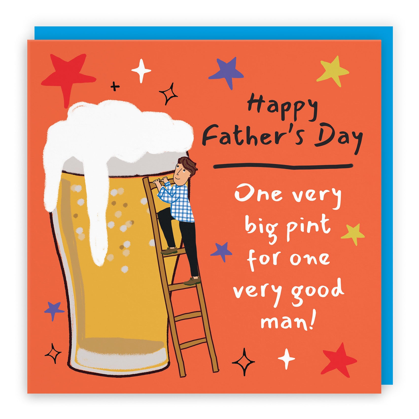 Men's Father's Day Card Big Beer Laugh Out Loud - Default Title (GK00327)