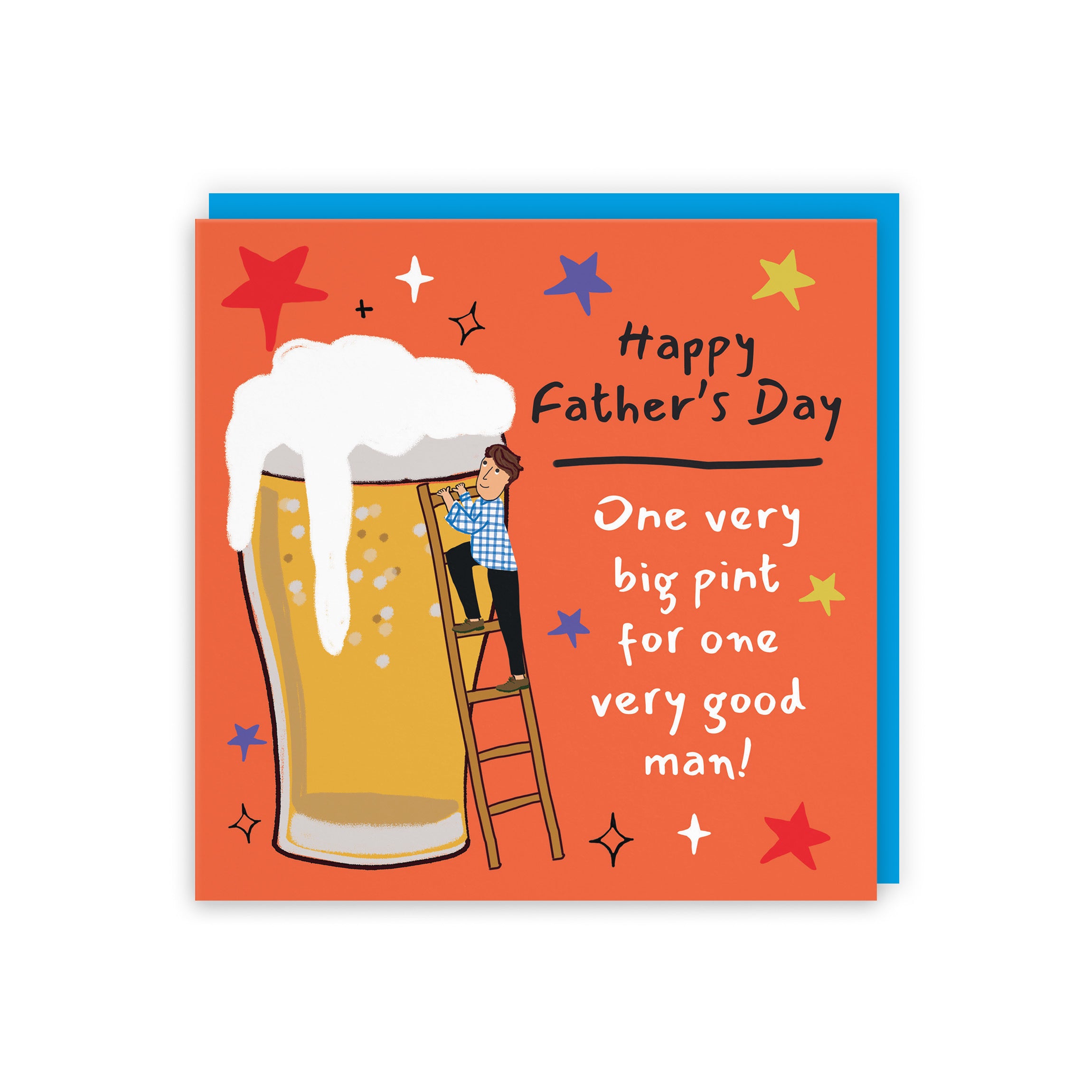 Men's Father's Day Card Big Beer Laugh Out Loud - Default Title (GK00327)
