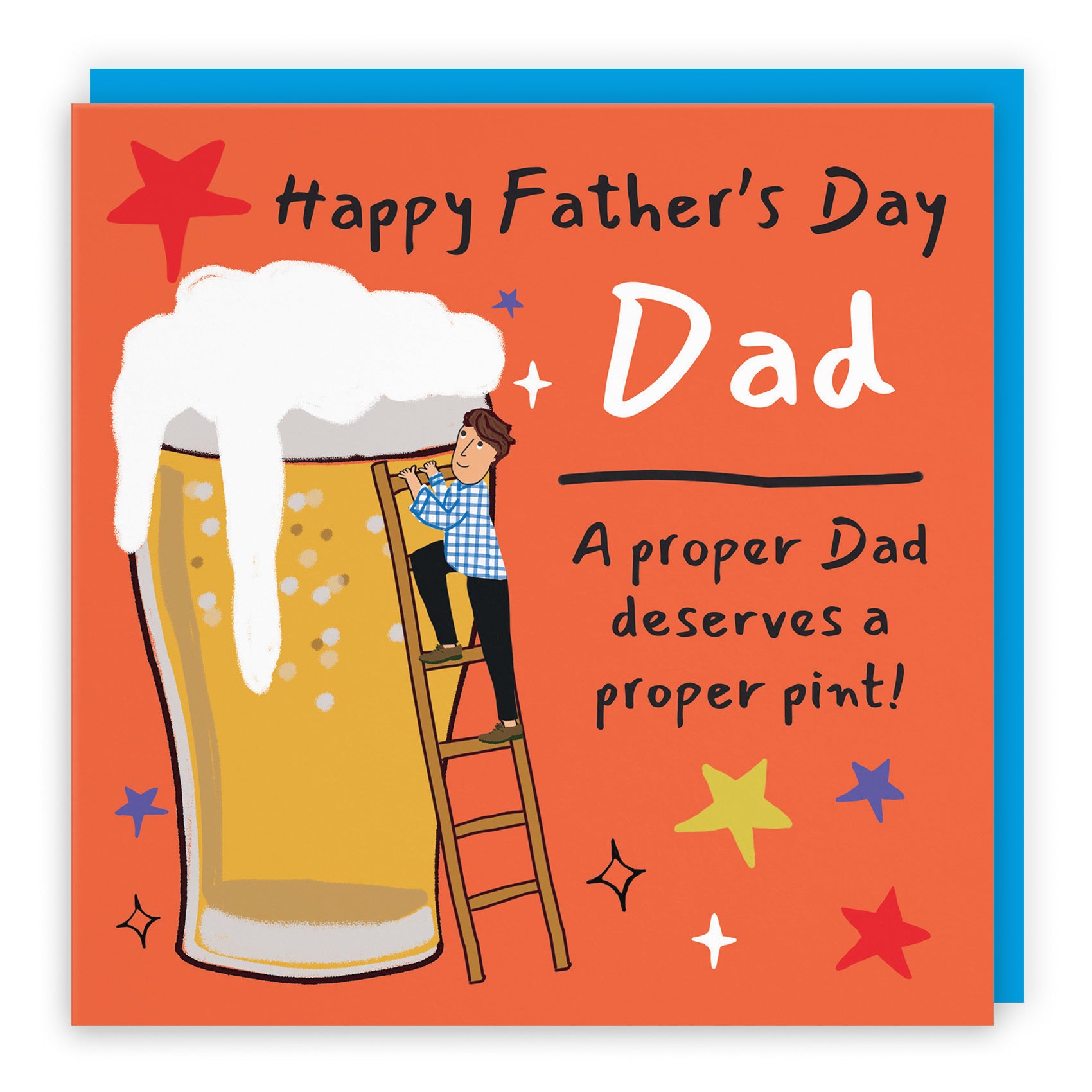 Dad Father's Day Card Big Beer Laugh Out Loud - Default Title (GK00328)