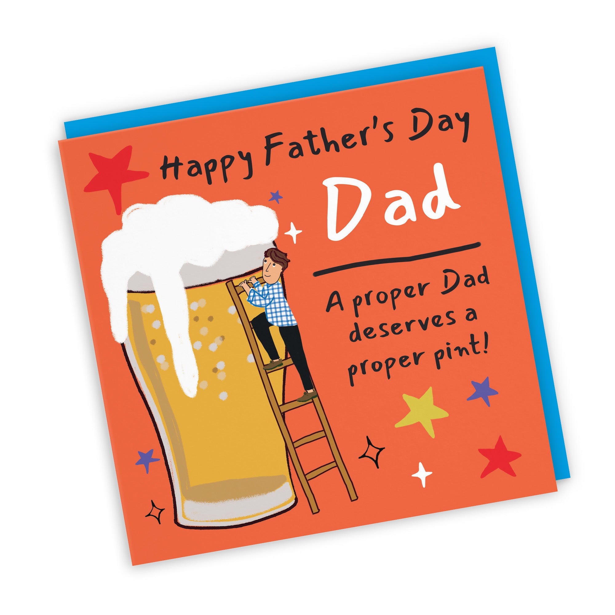 Dad Father's Day Card Big Beer Laugh Out Loud - Default Title (GK00328)