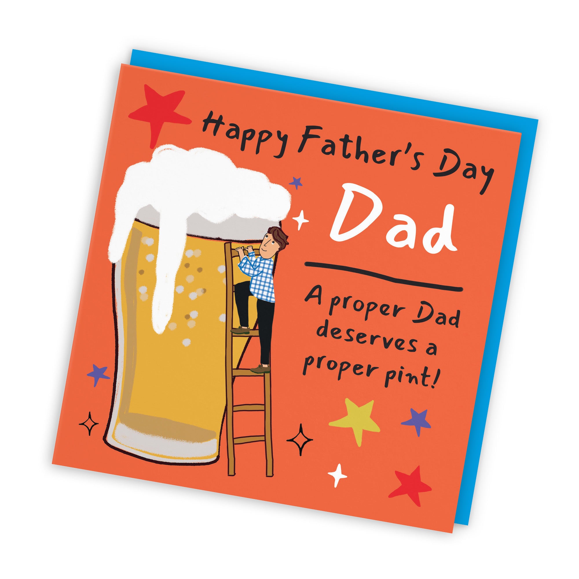 Dad Father's Day Card Big Beer Laugh Out Loud - Default Title (GK00328)