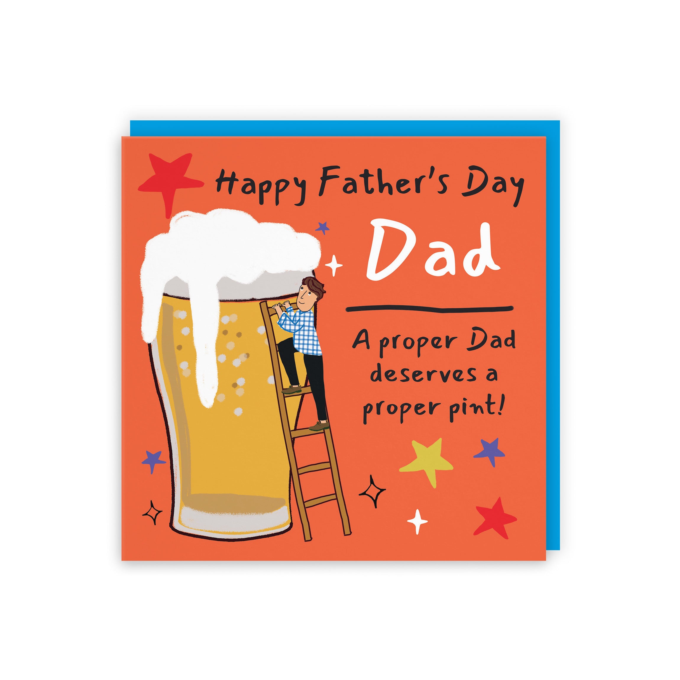 Dad Father's Day Card Big Beer Laugh Out Loud - Default Title (GK00328)