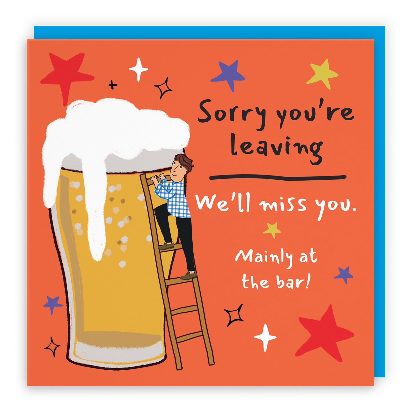 Men's Leaving Card Big Beer Laugh Out Loud - Default Title (GK00336)