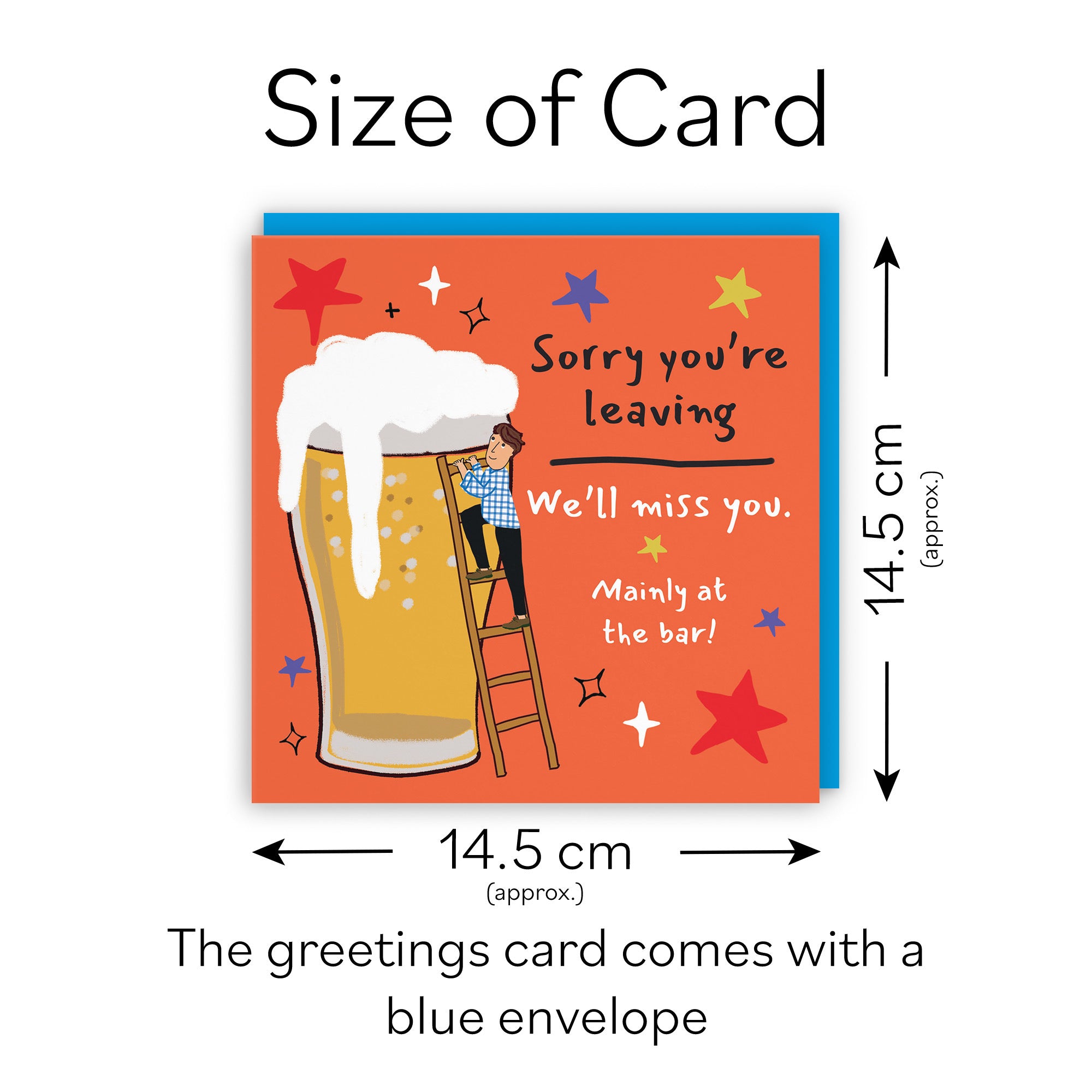 Men's Leaving Card Big Beer Laugh Out Loud - Default Title (GK00336)