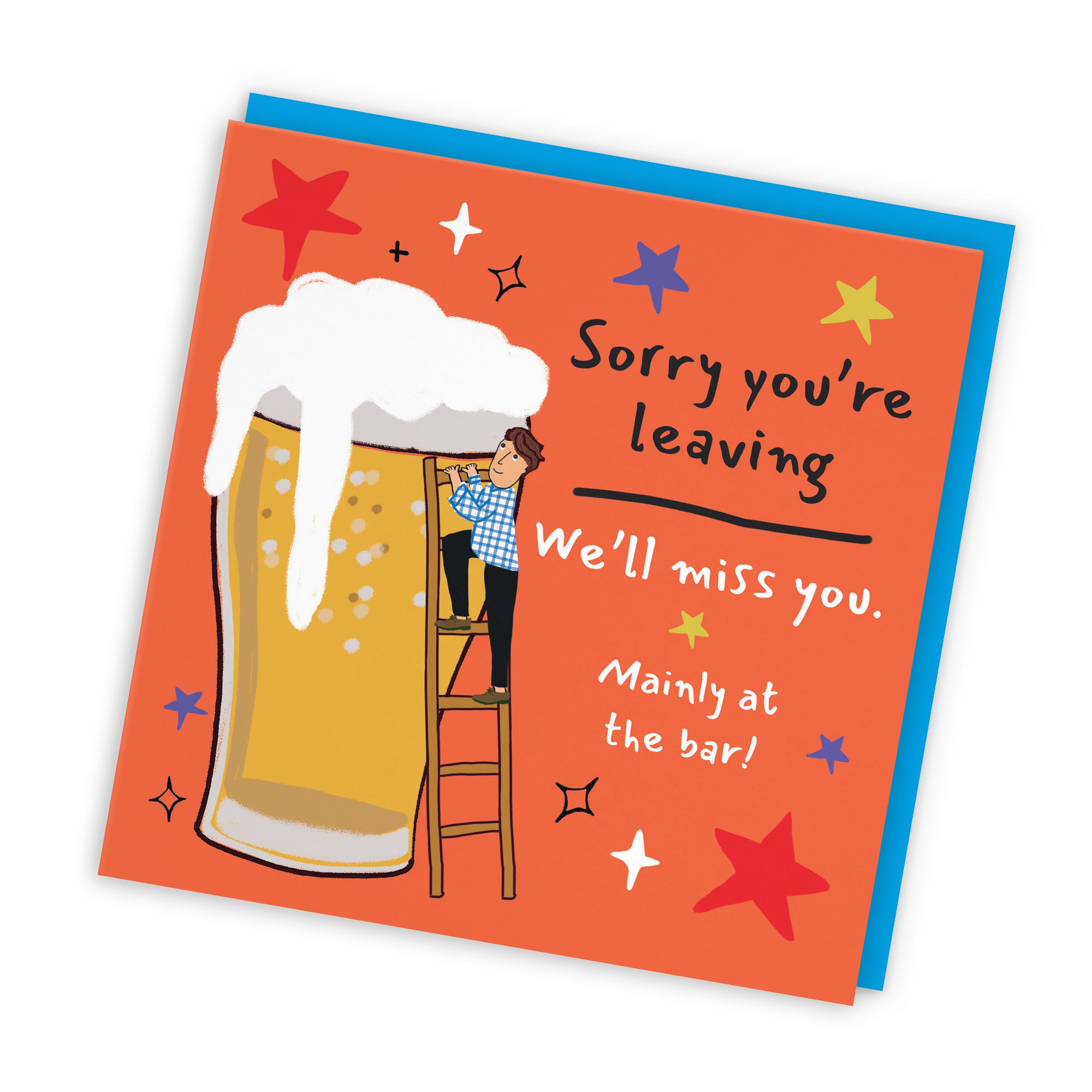 Men's Leaving Card Big Beer Laugh Out Loud - Default Title (GK00336)